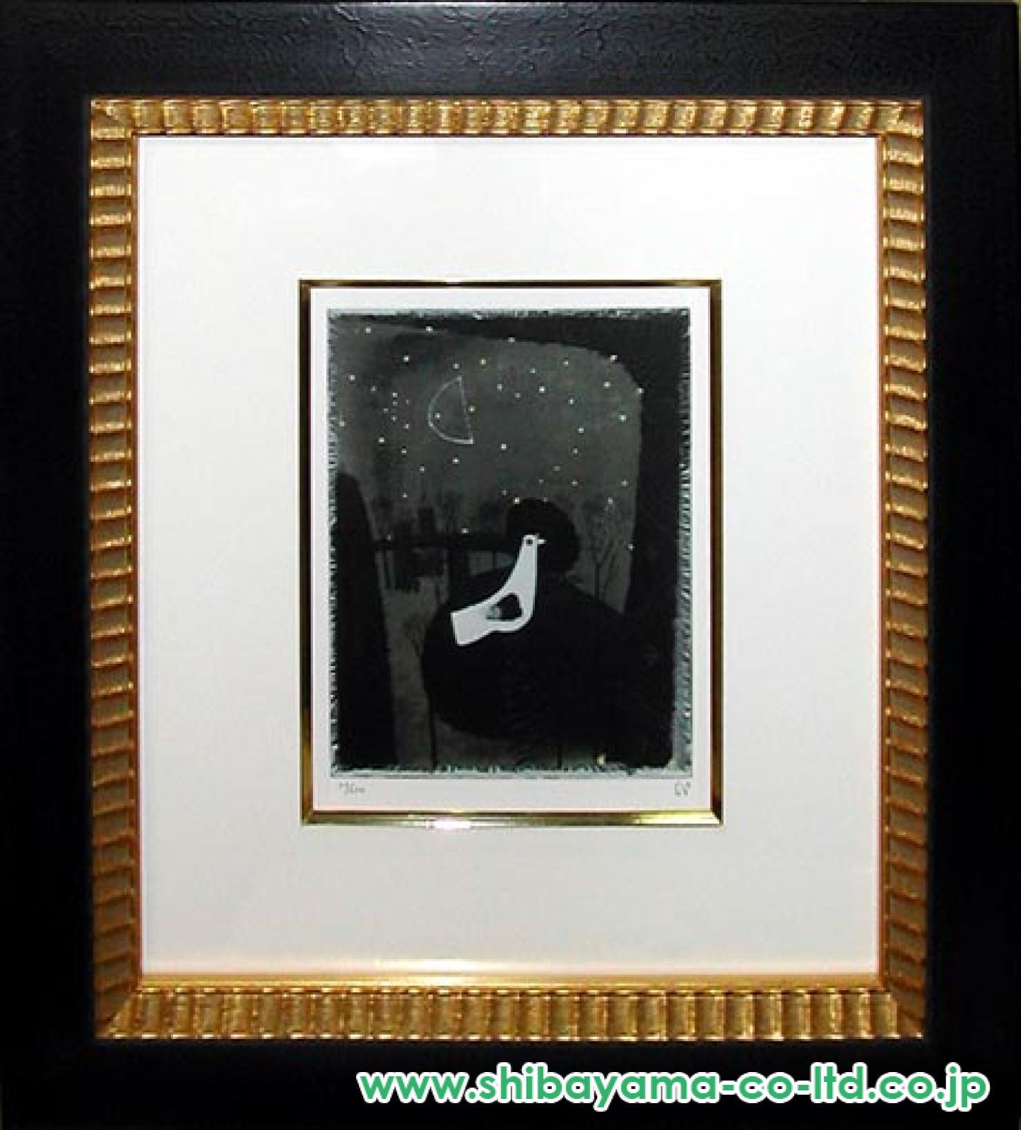 早川義孝「星夜」リトグラフ :: 絵画買取・販売 - シバヤマ