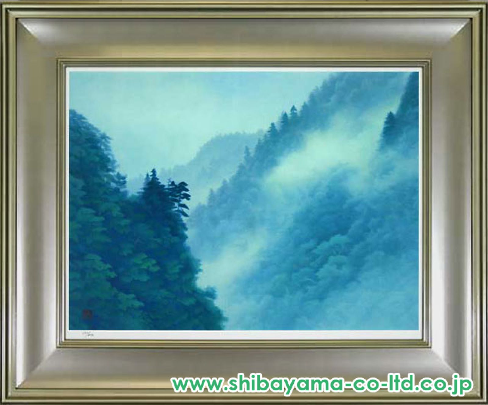 東山魁夷 白雲重疊 水墨 額縁 アート インテリア Yahoo!オークション - 東山魁夷【千灯会】画集より新品マット