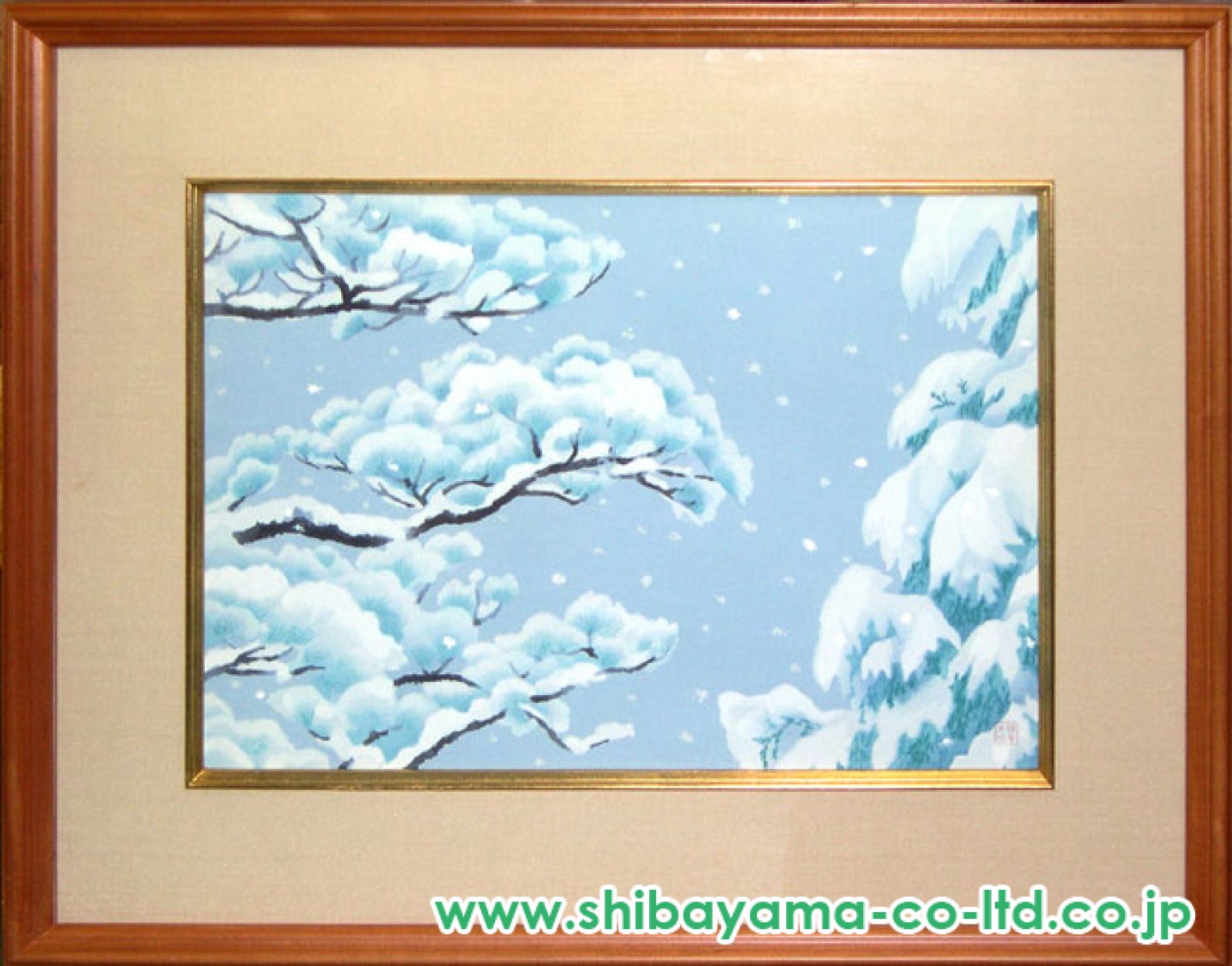 東山魁夷 【雪の後】 遺珠刊行会 木版画 楽天市場】東山魁夷 木版画 雪の後 1982年 生前作 東山魁夷