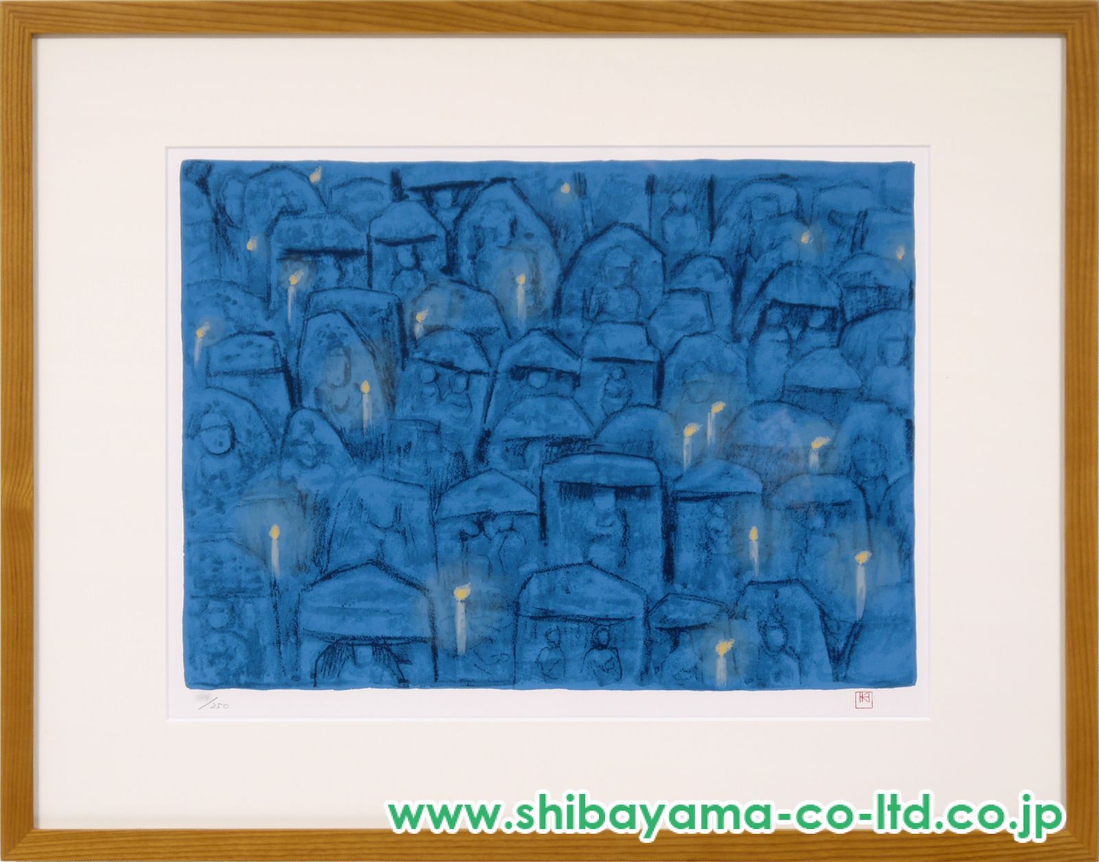 東山魁夷 版画 京洛小景「雪の石庭」 東山魁夷 京洛小景