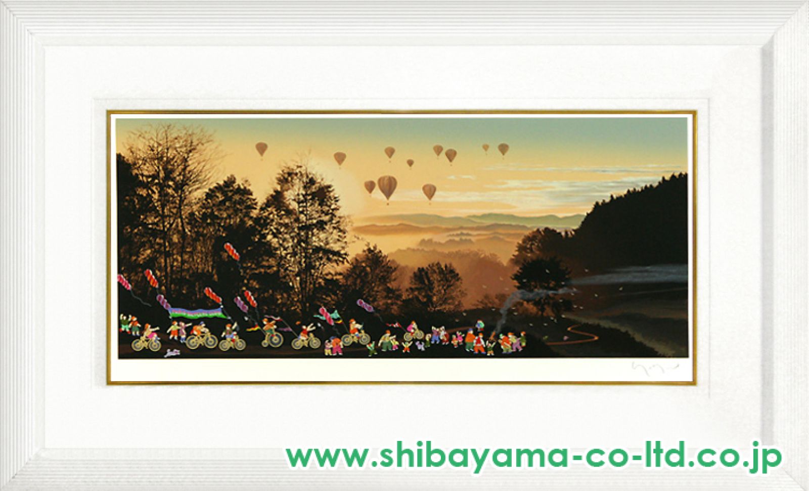 ヒロ・ヤマガタ　「パリスバイスクル」　シルクスクリーン ヒロ・ヤマガタ「パリスバイスクル」シルクスクリーン :: 絵画