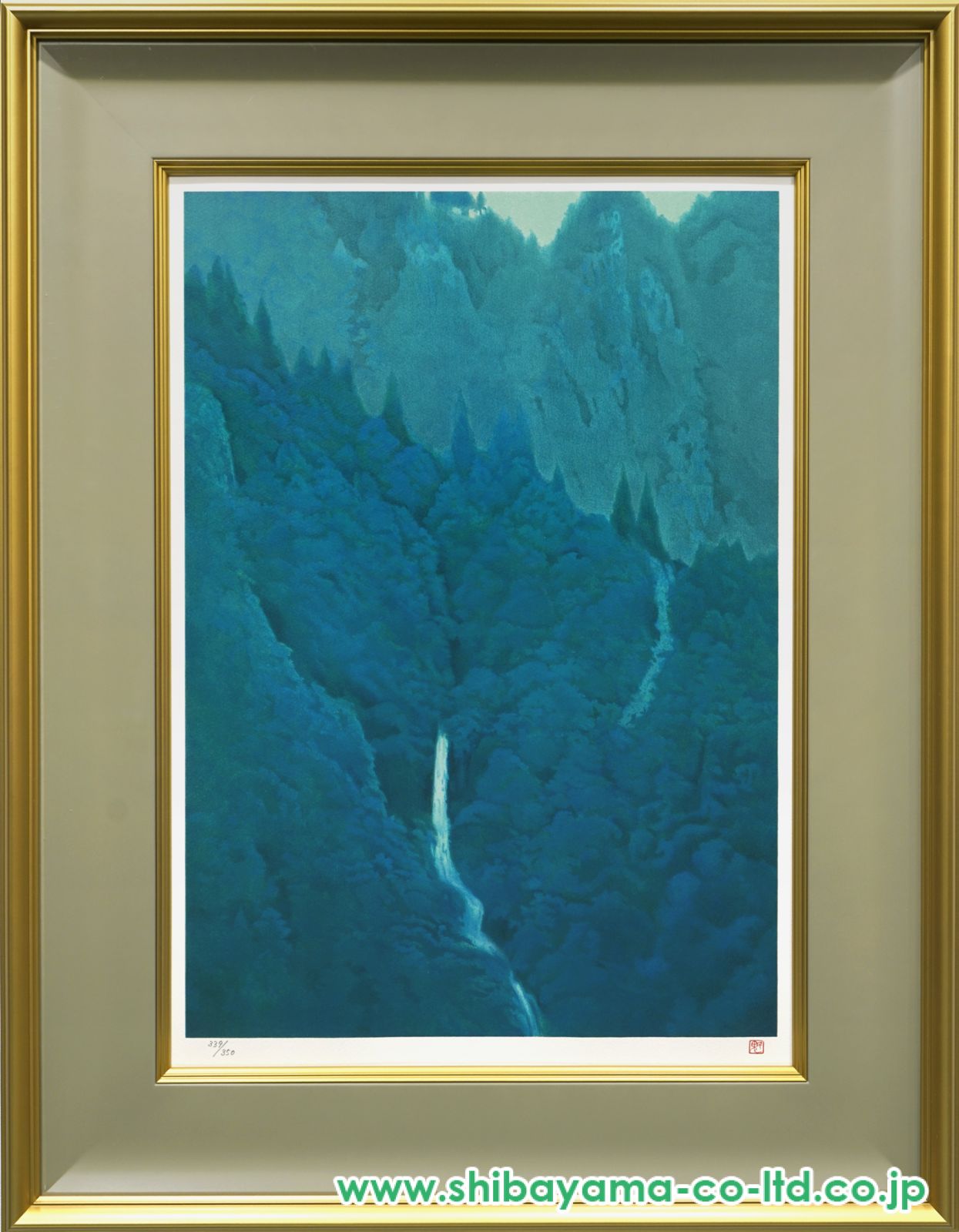 東山魁夷　リトグラフ　潮騒 東山魁夷 潮騒 | 絵画など美術品の販売と買取 | 東京・銀座 おい