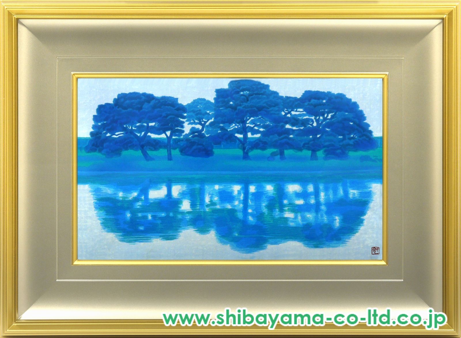 東山魁夷「京洛春秋より『夕涼』」木版画 :: 絵画買取・販売