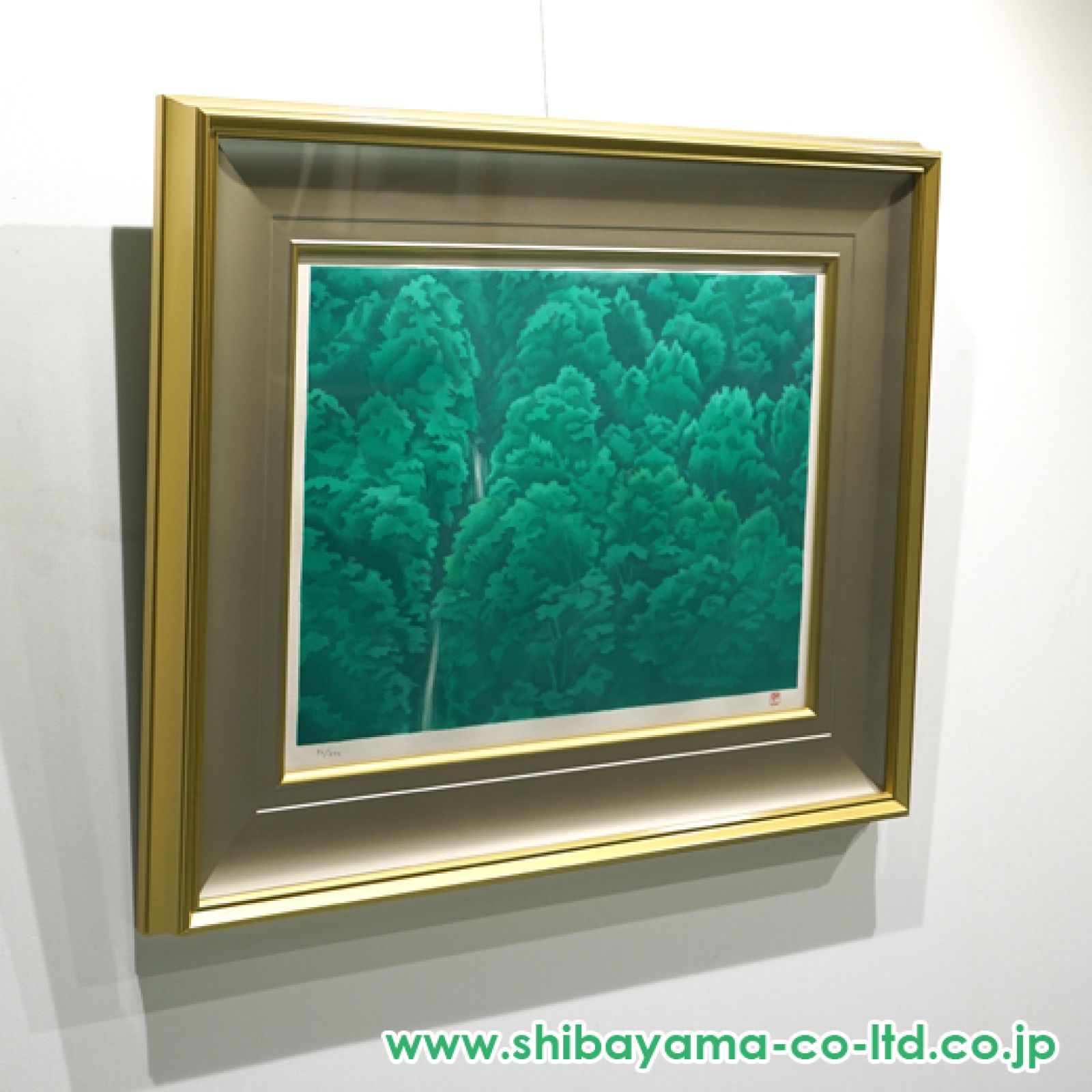東山魁夷「緑の渓」リトグラフ :: 絵画買取・販売 - シバヤマ