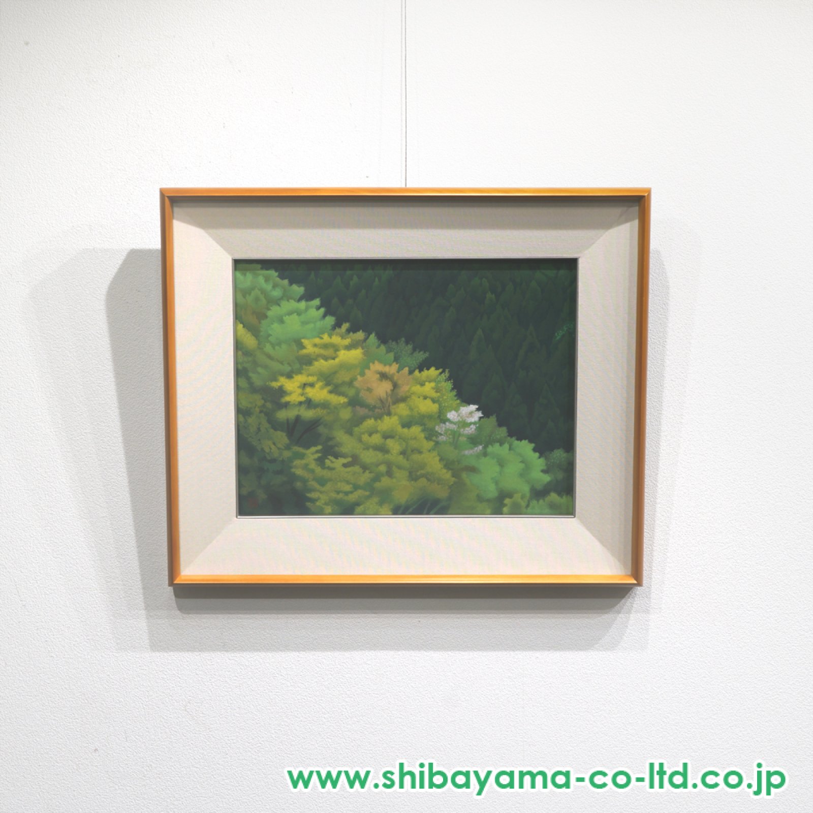 東山魁夷「谿若葉」木版画 :: 絵画買取・販売 - シバヤマ