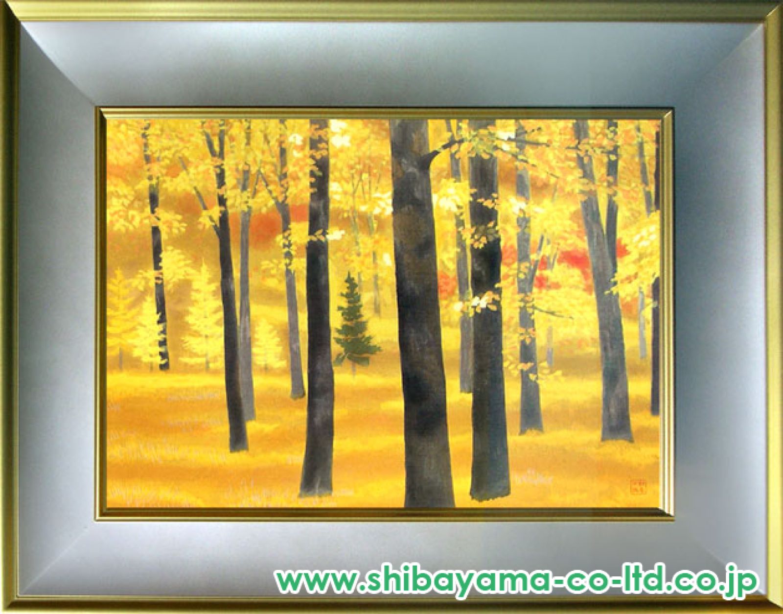 東山魁夷「秋燿」木版画 :: 絵画買取・販売 - シバヤマ