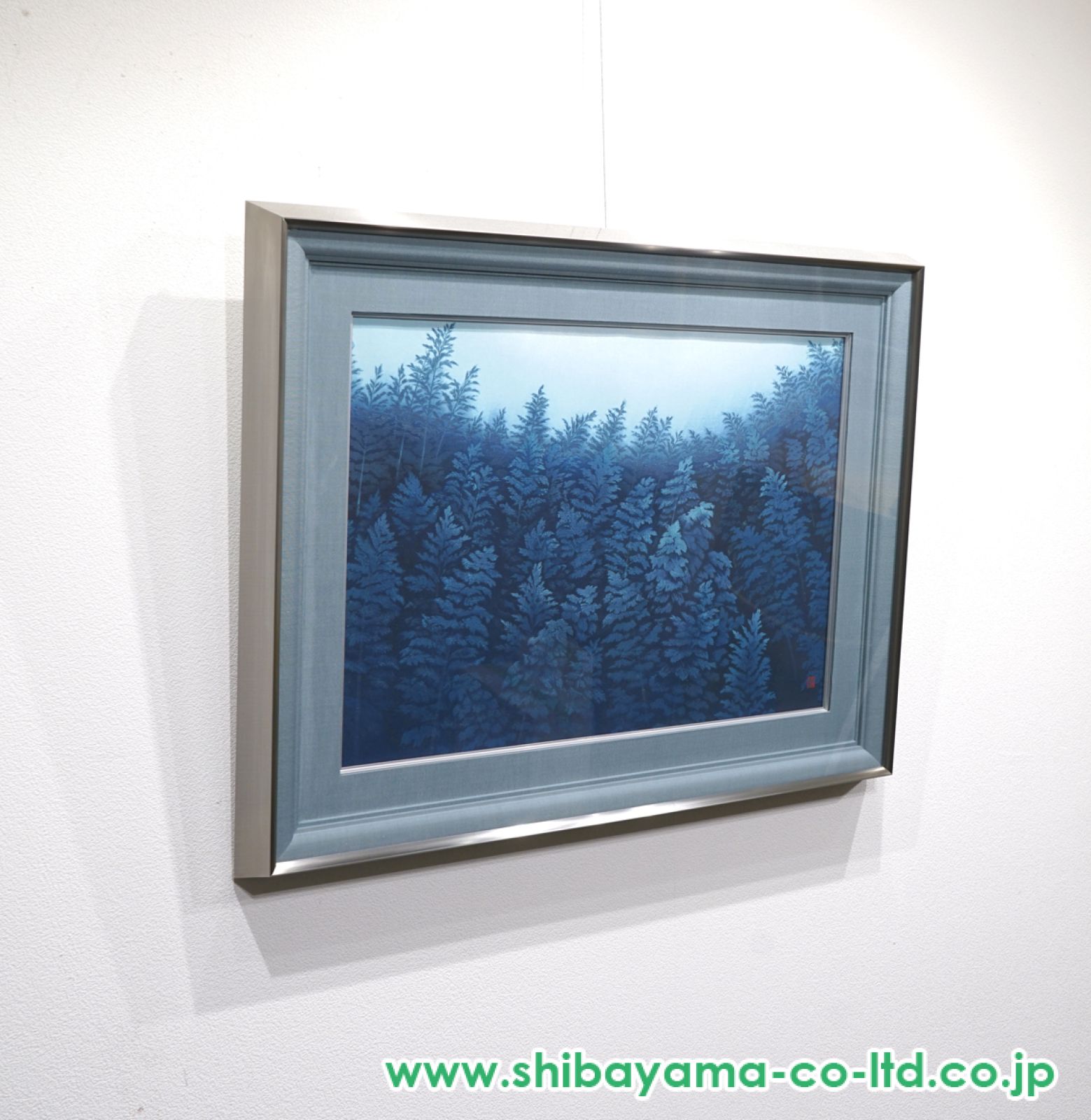 東山魁夷「月篁」木版画 :: 絵画買取・販売 - シバヤマ