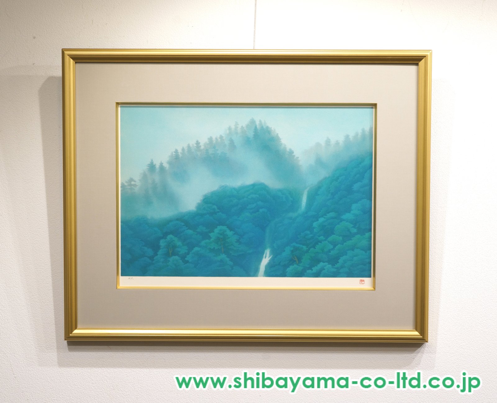 東山魁夷「青山朝霧」リトグラフ :: 絵画買取・販売 - シバヤマ