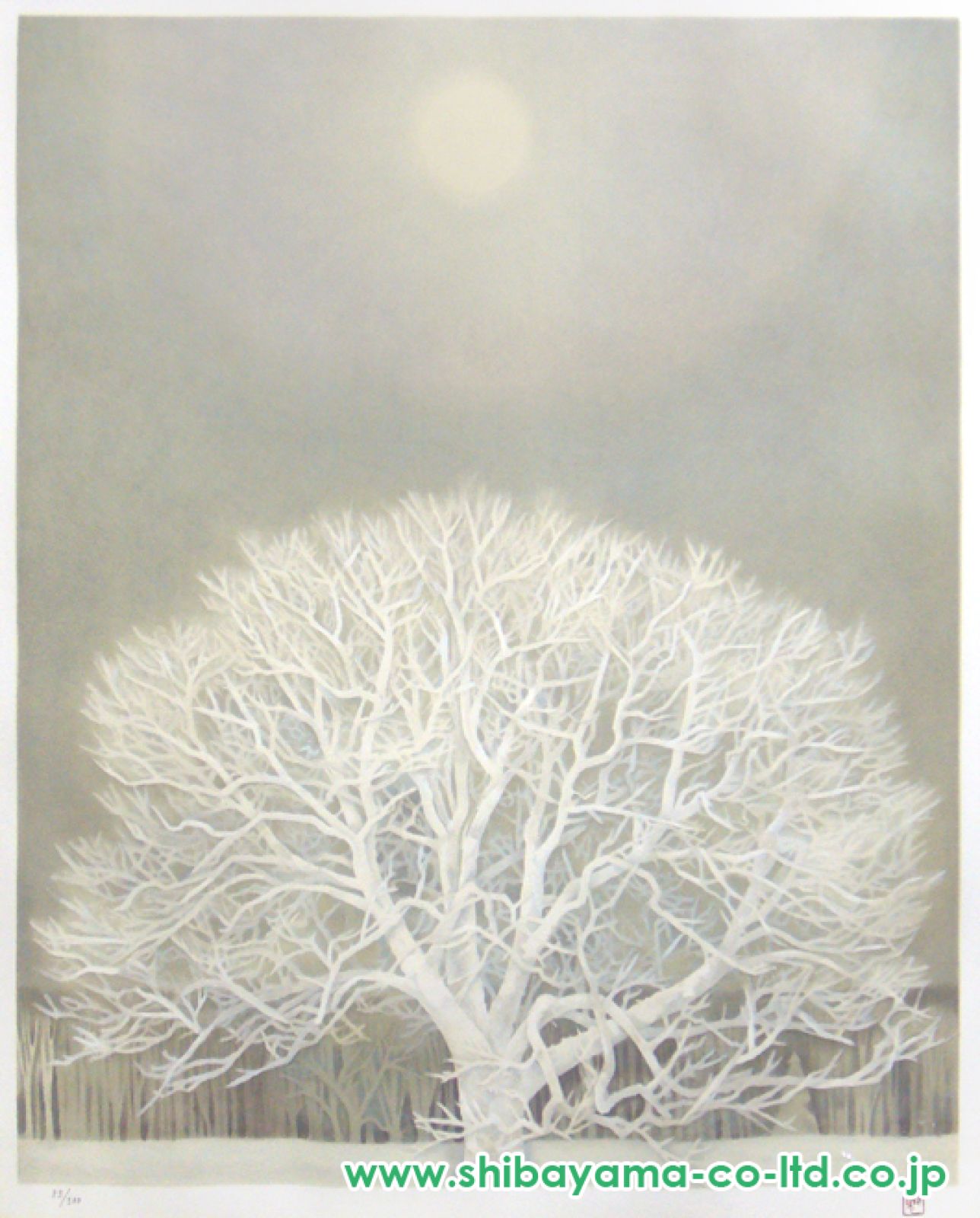 東山魁夷「冬華」リトグラフ :: 絵画買取・販売 - シバヤマ