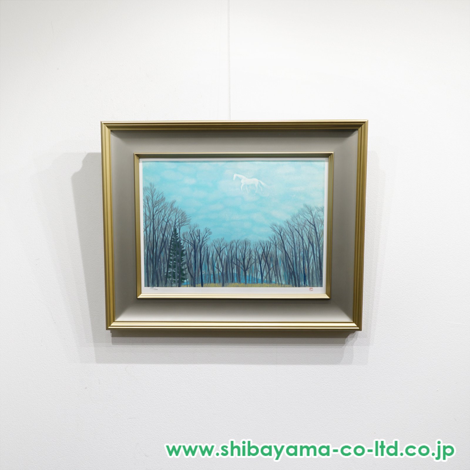 東山魁夷「綿雲」リトグラフ :: 絵画買取・販売 - シバヤマ