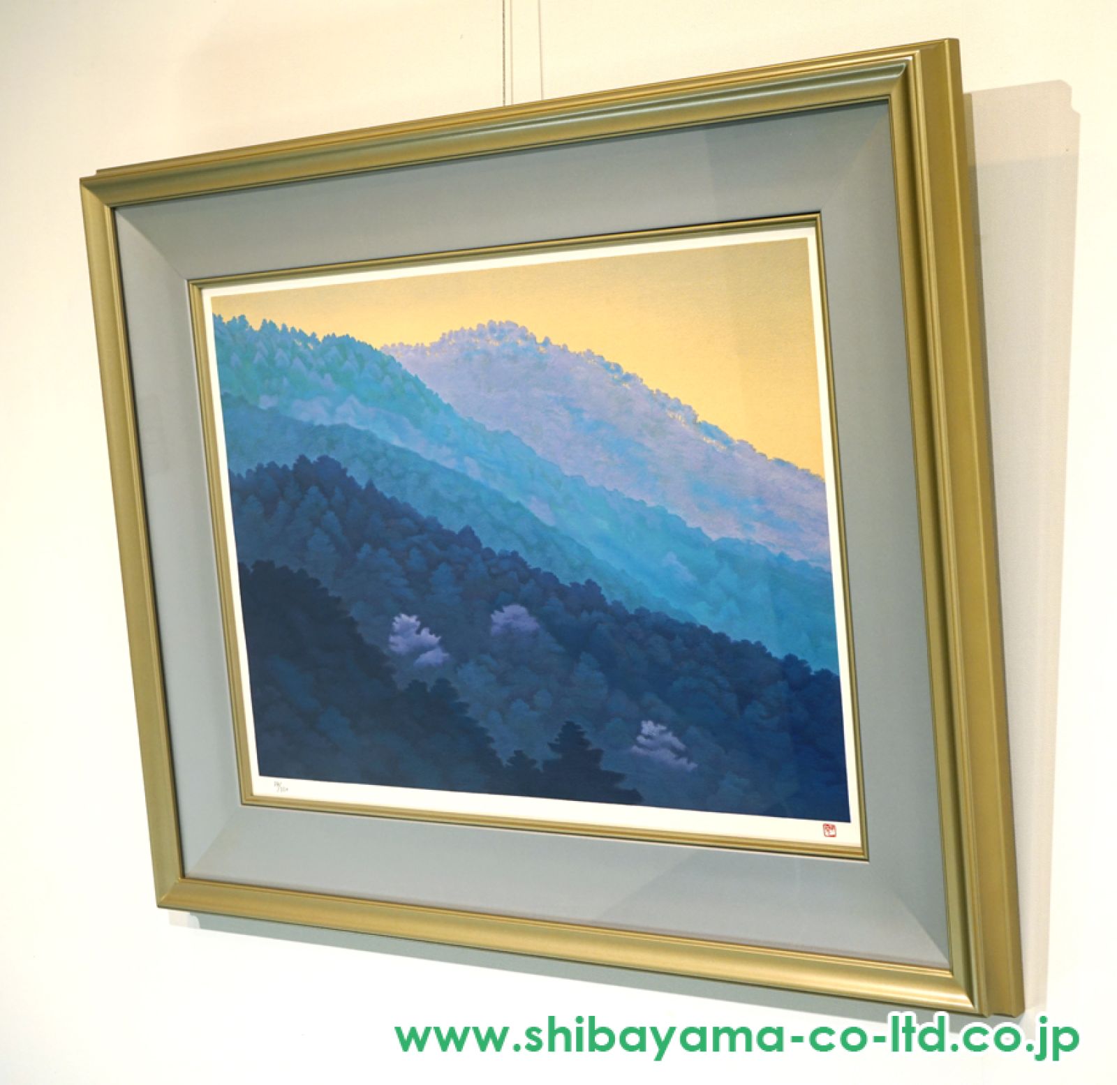 東山魁夷「曙」リトグラフ :: 絵画買取・販売 - シバヤマ