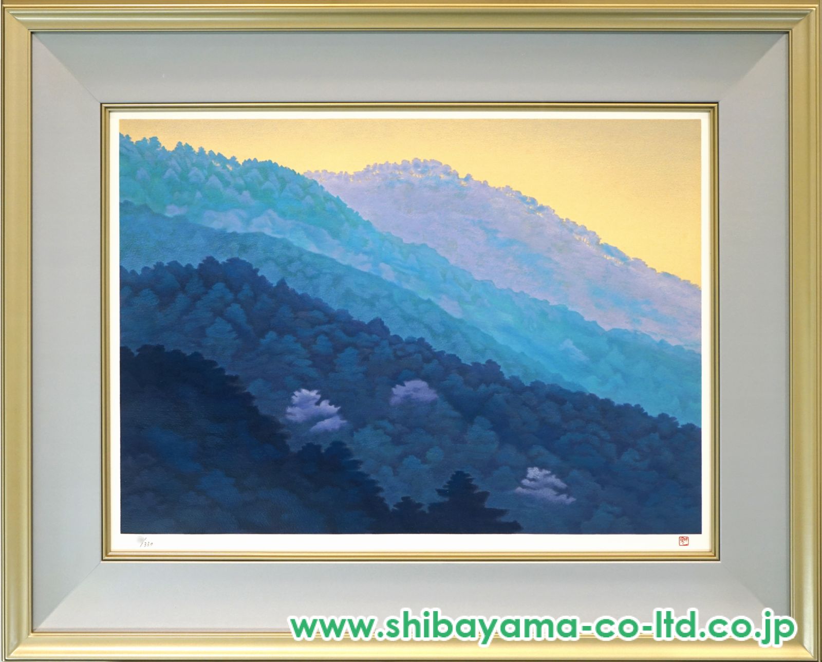 東山魁夷「曙」リトグラフ :: 絵画買取・販売 - シバヤマ