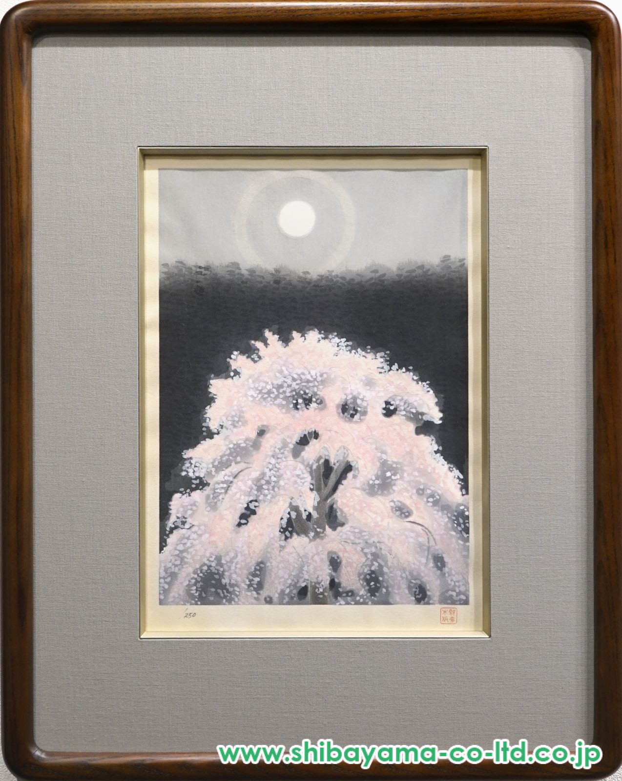 東山魁夷「京の春」木版画 :: 絵画買取・販売 - シバヤマ