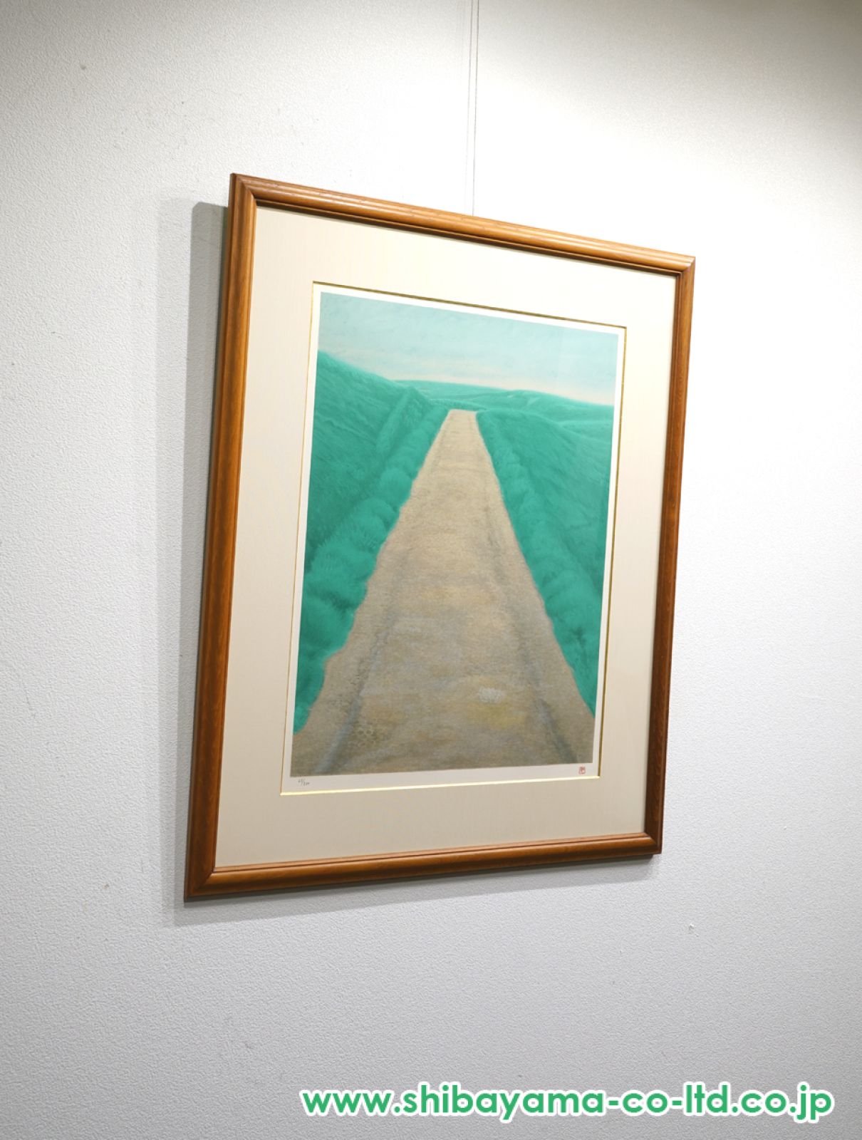 東山魁夷「道」リトグラフ :: 絵画買取・販売 - シバヤマ