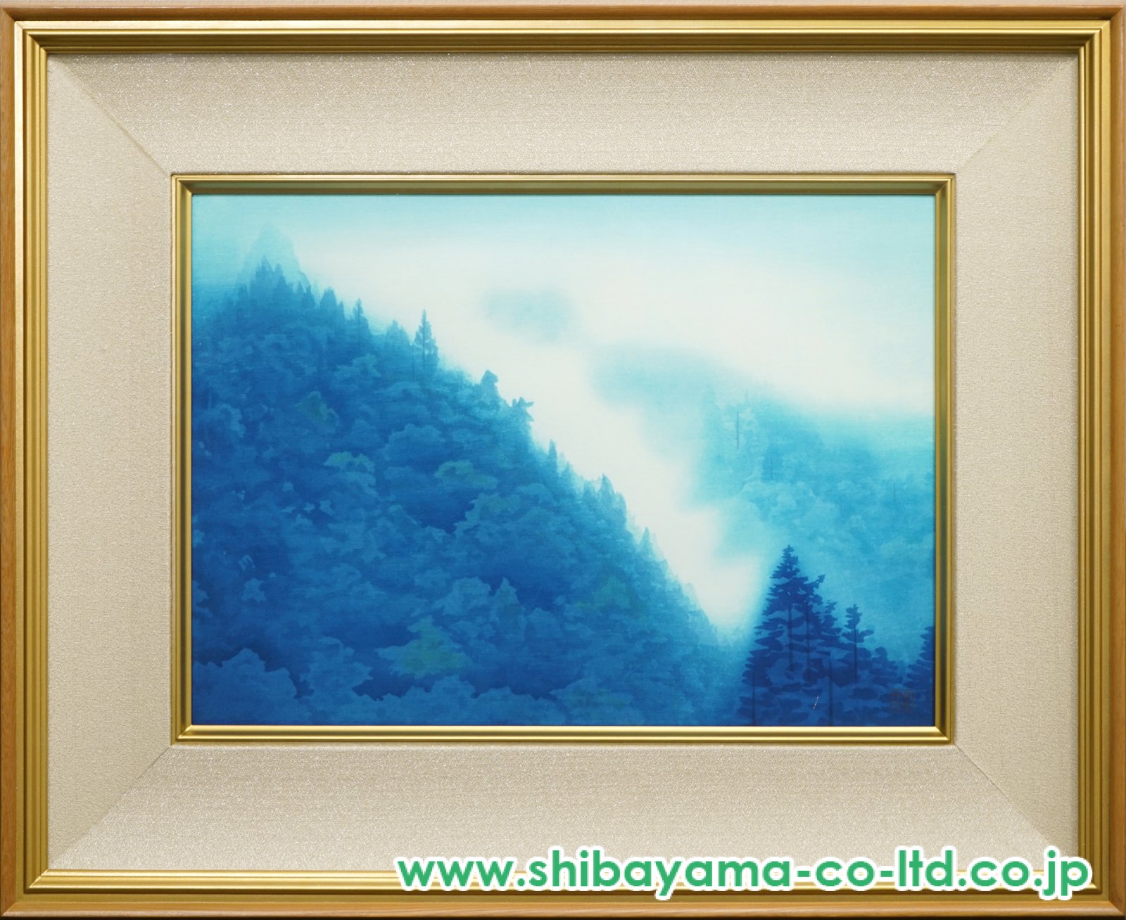 東山魁夷「山雲」木版画 :: 絵画買取・販売 - シバヤマ