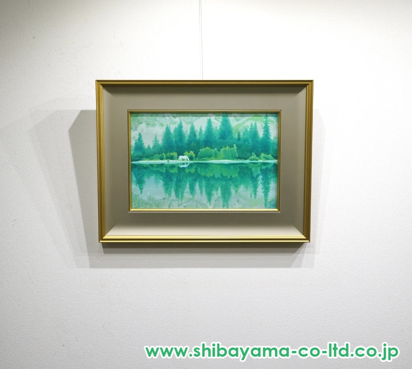 美術店購入　早い者勝ち　山口硯閑作　朝の湖　油彩　ロマン派 美術店購入 早い者勝ち 山口硯閑作 朝の湖 油彩 ロマン派 - メルカリ