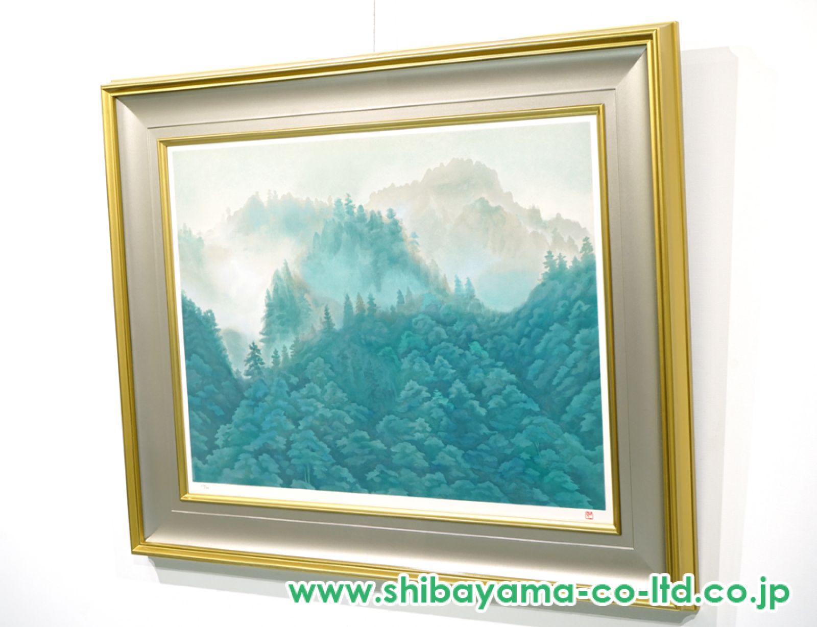 東山魁夷「深山湧雲」リトグラフ :: 絵画買取・販売 - シバヤマ