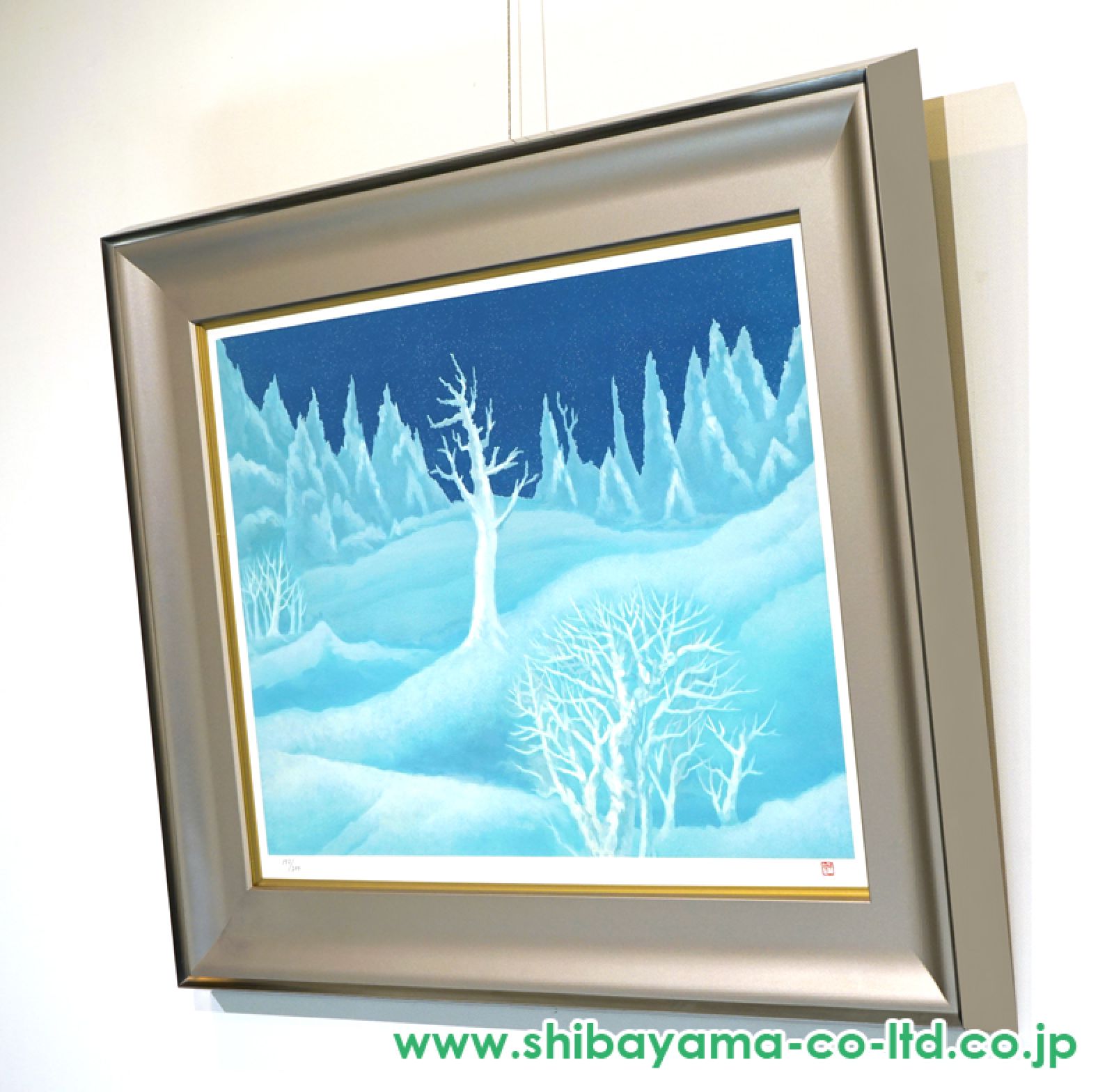 東山魁夷「月光」リトグラフ :: 絵画買取・販売 - シバヤマ