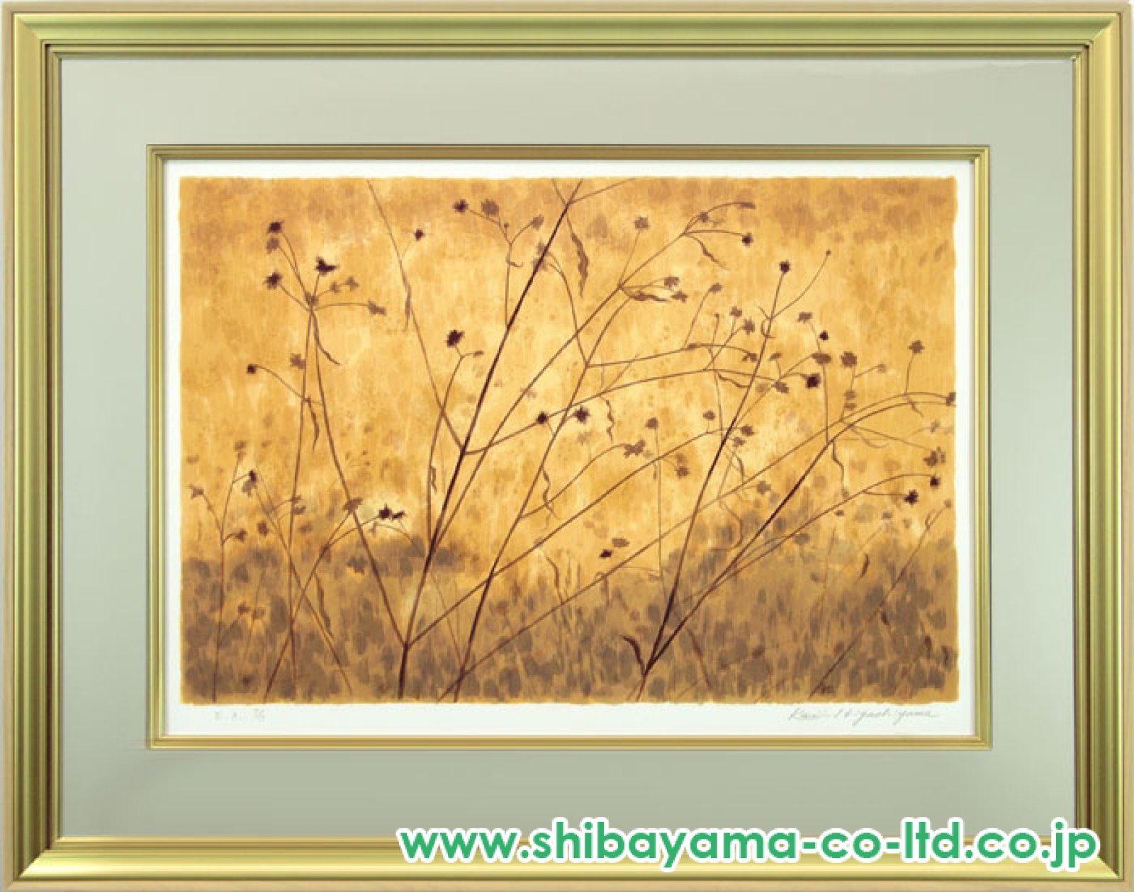 真作 東山魁夷 リトグラフ【季の詩 2月】エディション217/250 落款あり 真作 東山魁夷 リトグラフ【季の詩 2月】エディション217/250