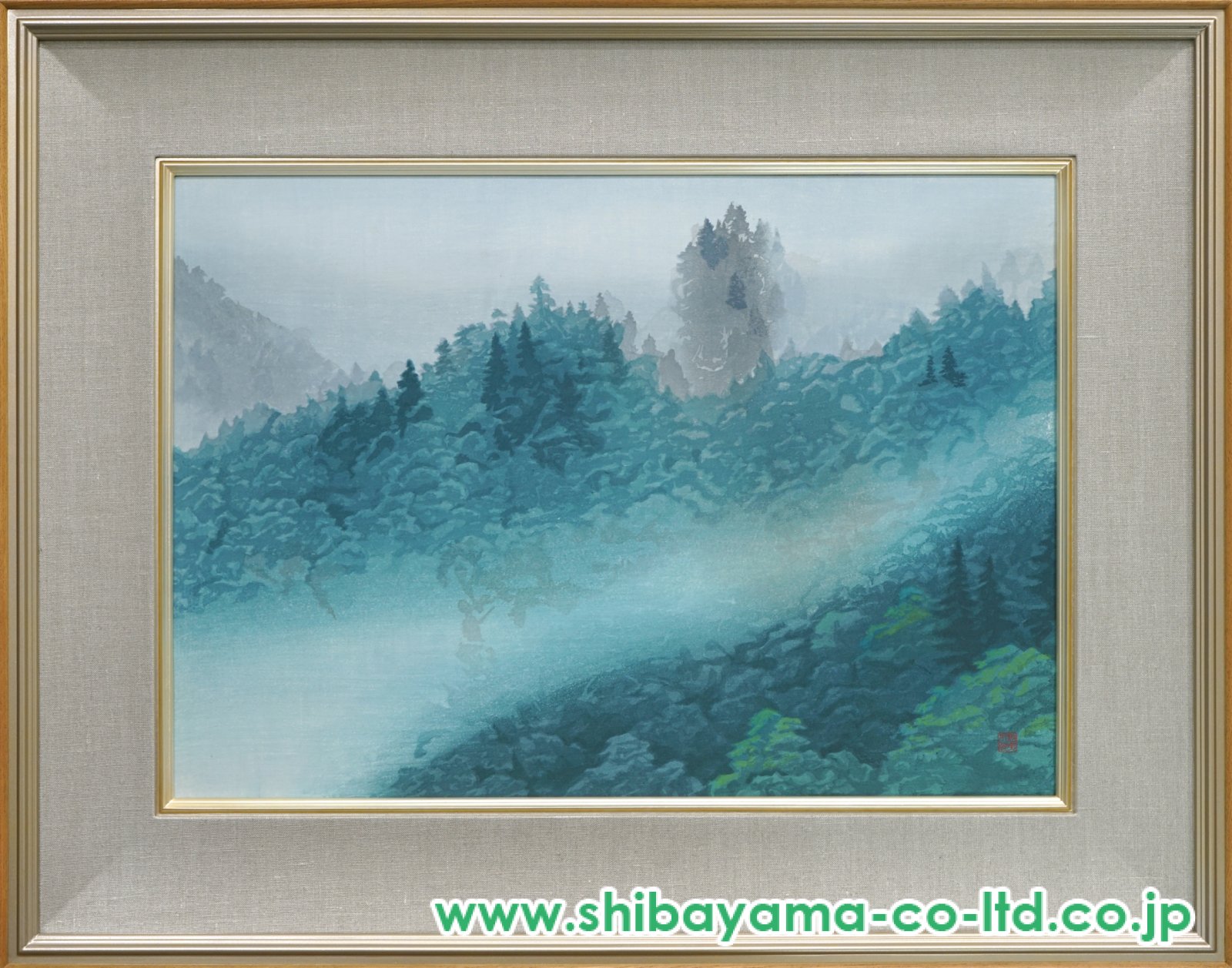東山魁夷「山雲去来」木版画 :: 絵画買取・販売 - シバヤマ