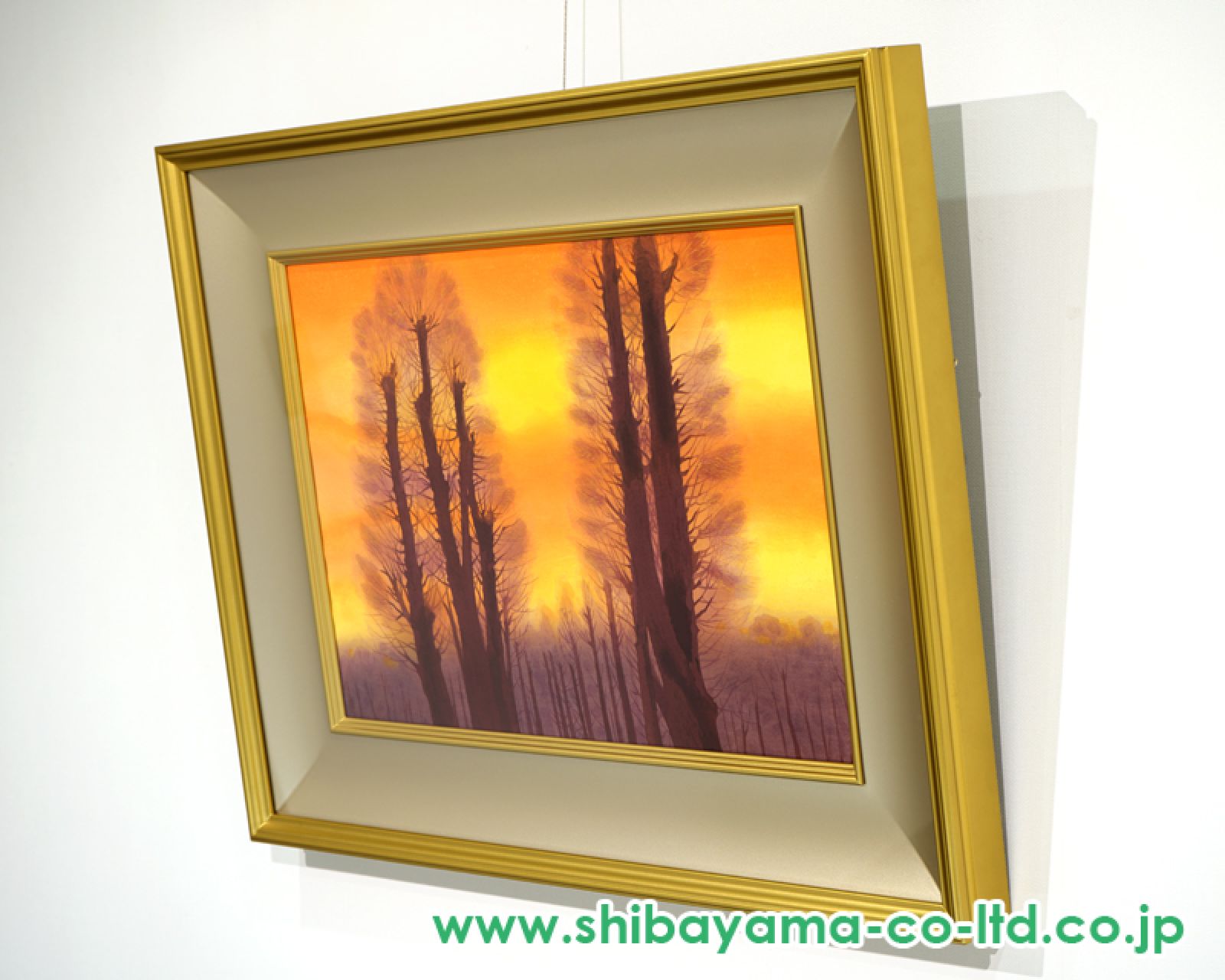 東山魁夷「夕紅」木版画 :: 絵画買取・販売 - シバヤマ