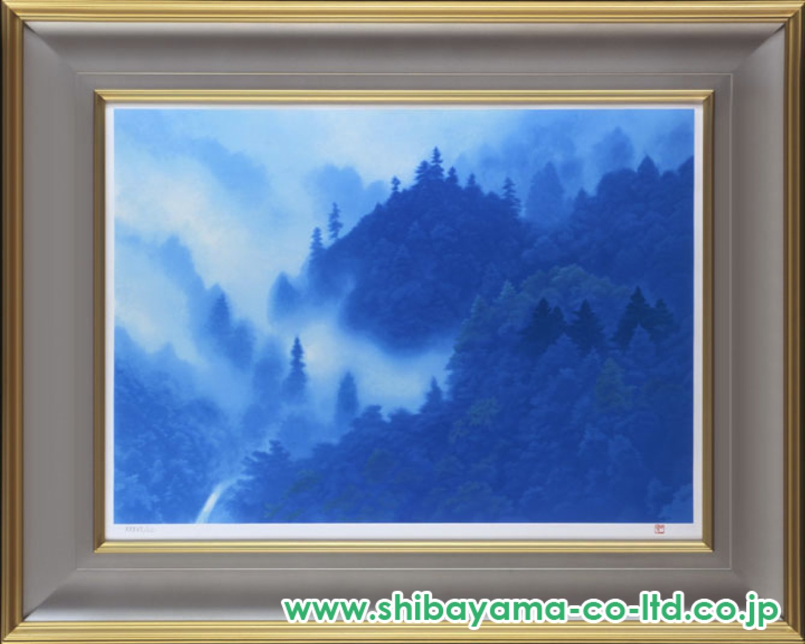 東山魁夷　雲立つ嶺　絵画 東山魁夷『雲立つ嶺』 - 旭川市のギャラリー・シーズ