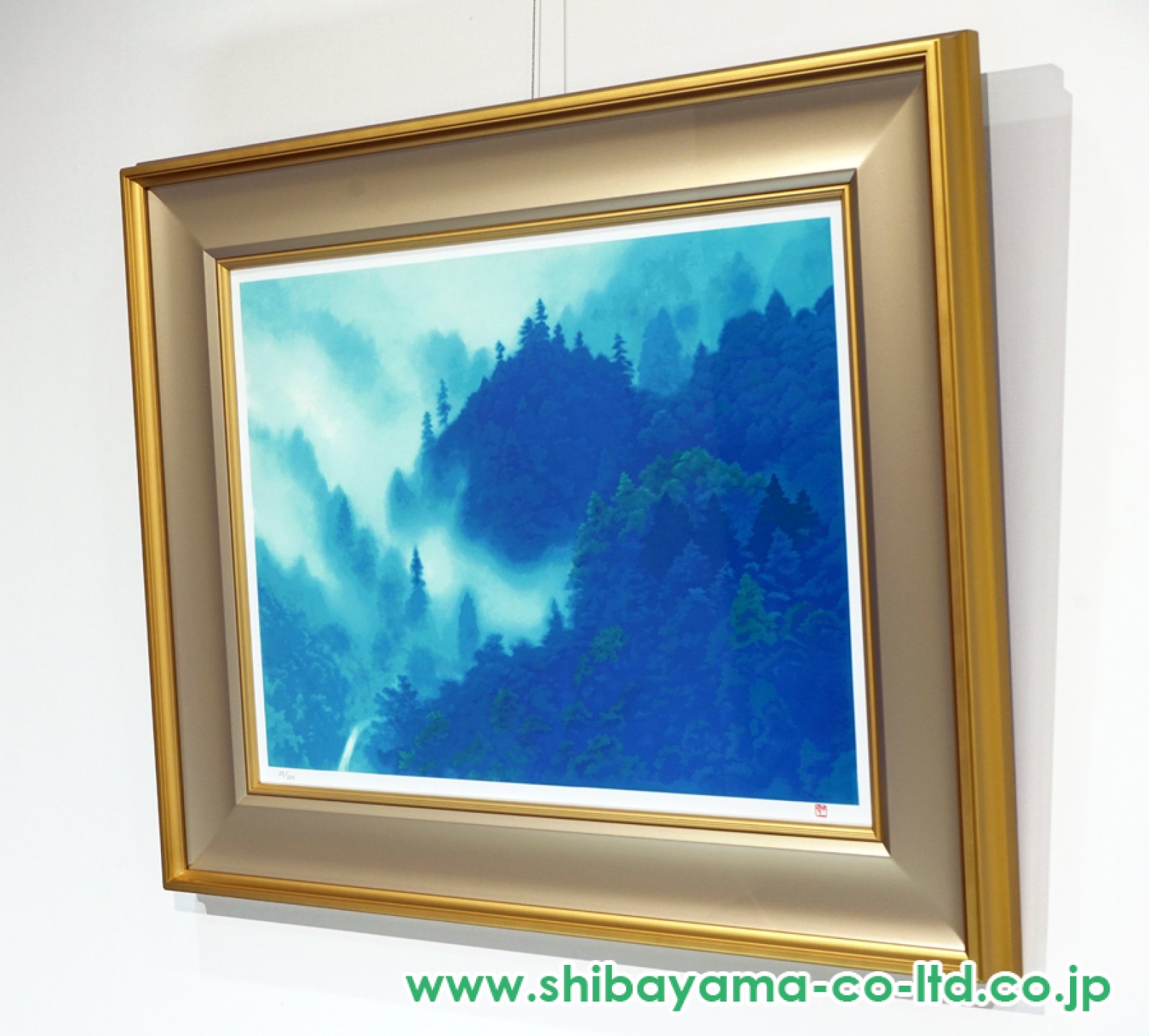 東山魁夷　雲立つ嶺　絵画 東山魁夷 雲立つ嶺(新復刻画) | 絵画など美術品の販売と買取