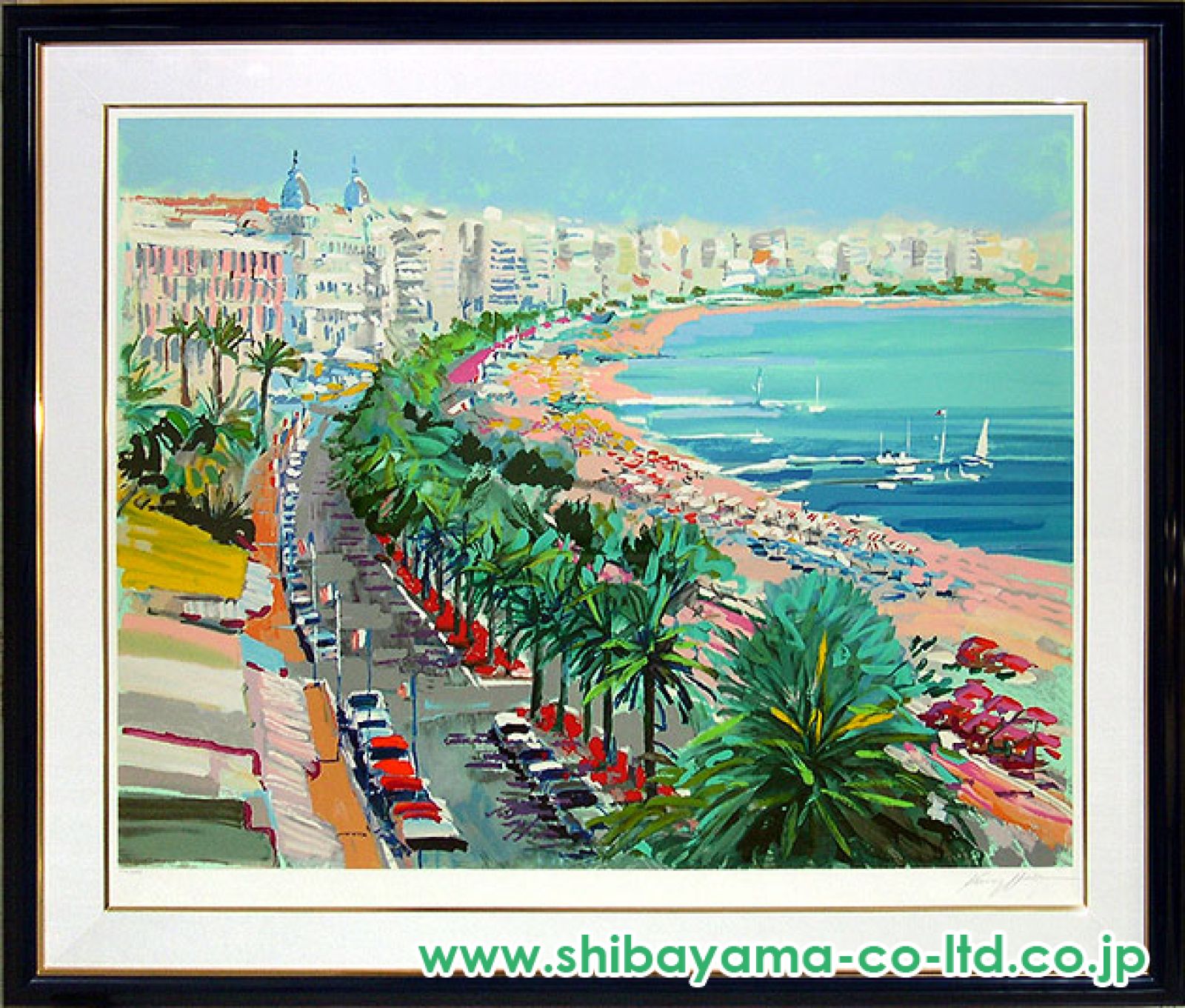 ケリーハーレム 地中海の午後 シルクスクリーン 5502_52bbcc190bcfa204913420.jpg