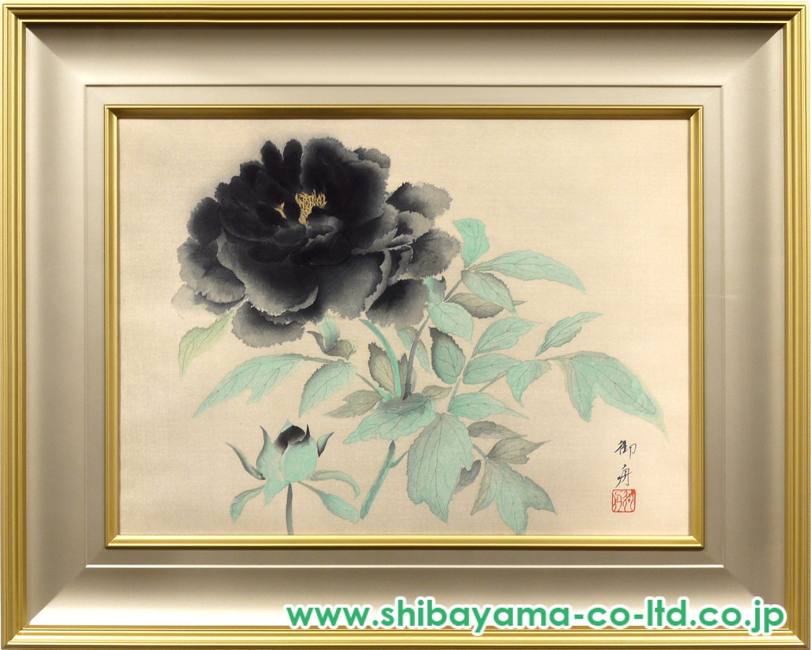 掛軸 速水御舟 朝顔 木箱 工芸 花 速水御舟 巧藝画『朝顔』軸装 - 国内外の優れた伝統工芸品・美術