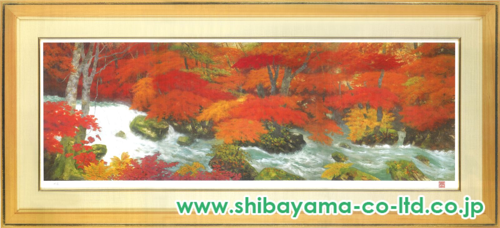 石山毬緒　リトグラフ　風景画　額入り　書画、骨董品、美術品 石山毬緒 リトグラフ 風景画 額入り 書画、骨董品、美術品 絵画