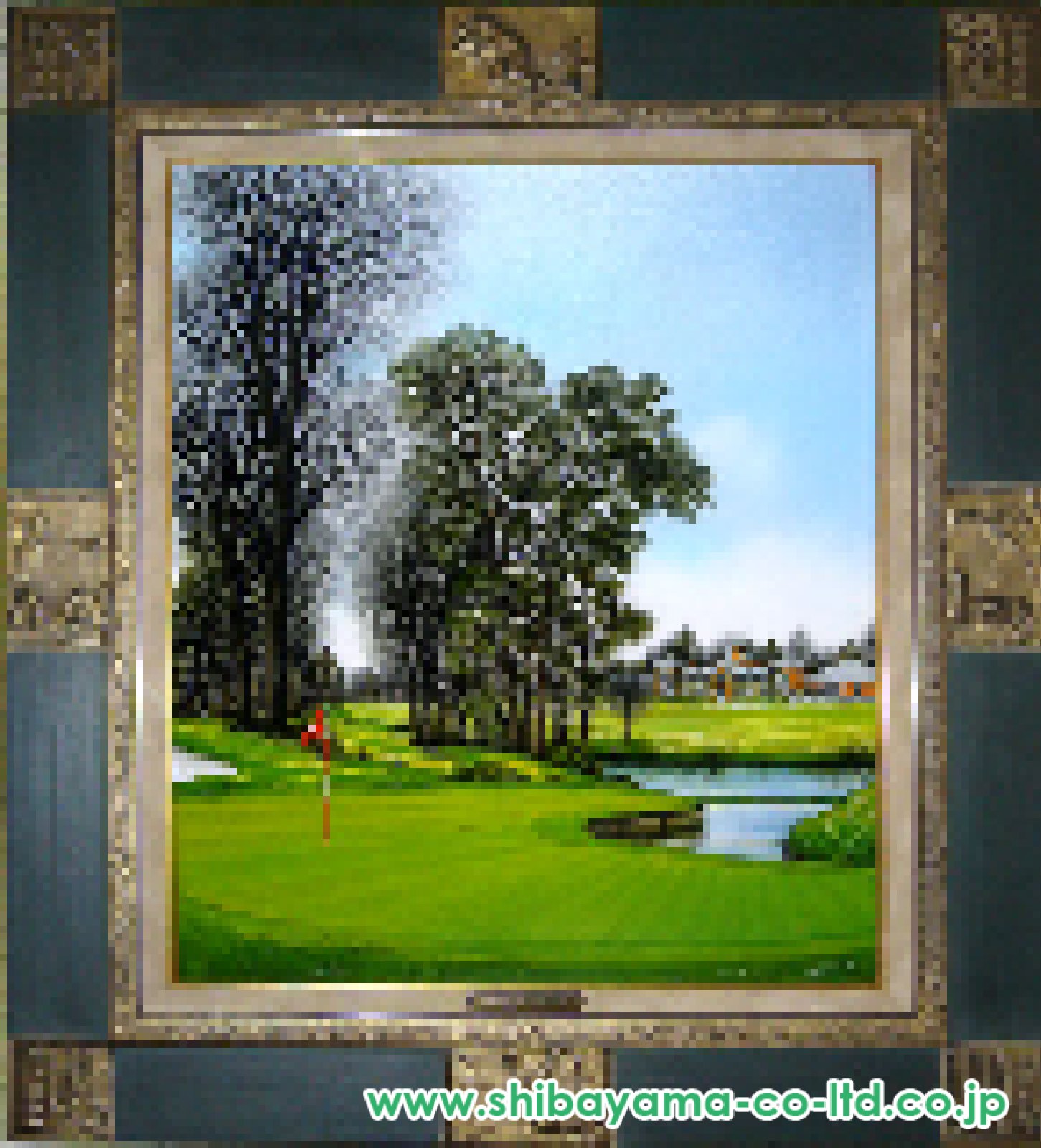 ジャック・デペルト「TROU No.10 of the BELFRY」油彩 F10号 :: 絵画