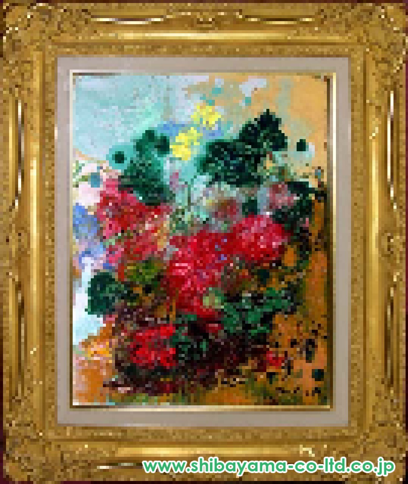 福沢一郎「花」油彩 F6号 :: 絵画買取・販売 - シバヤマ