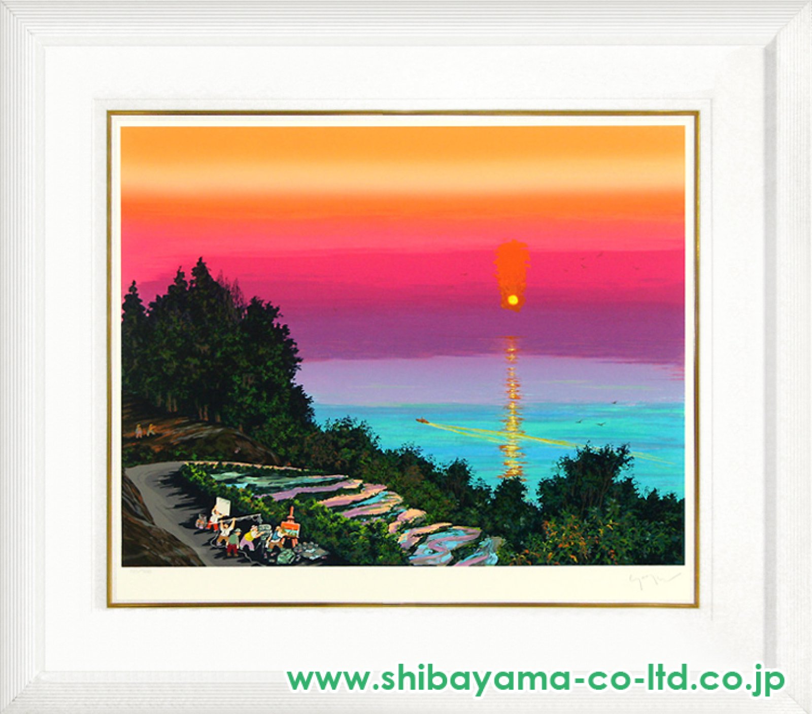 ヒロ・ヤマガタ「日本のエッセンス サンライズ」シルク