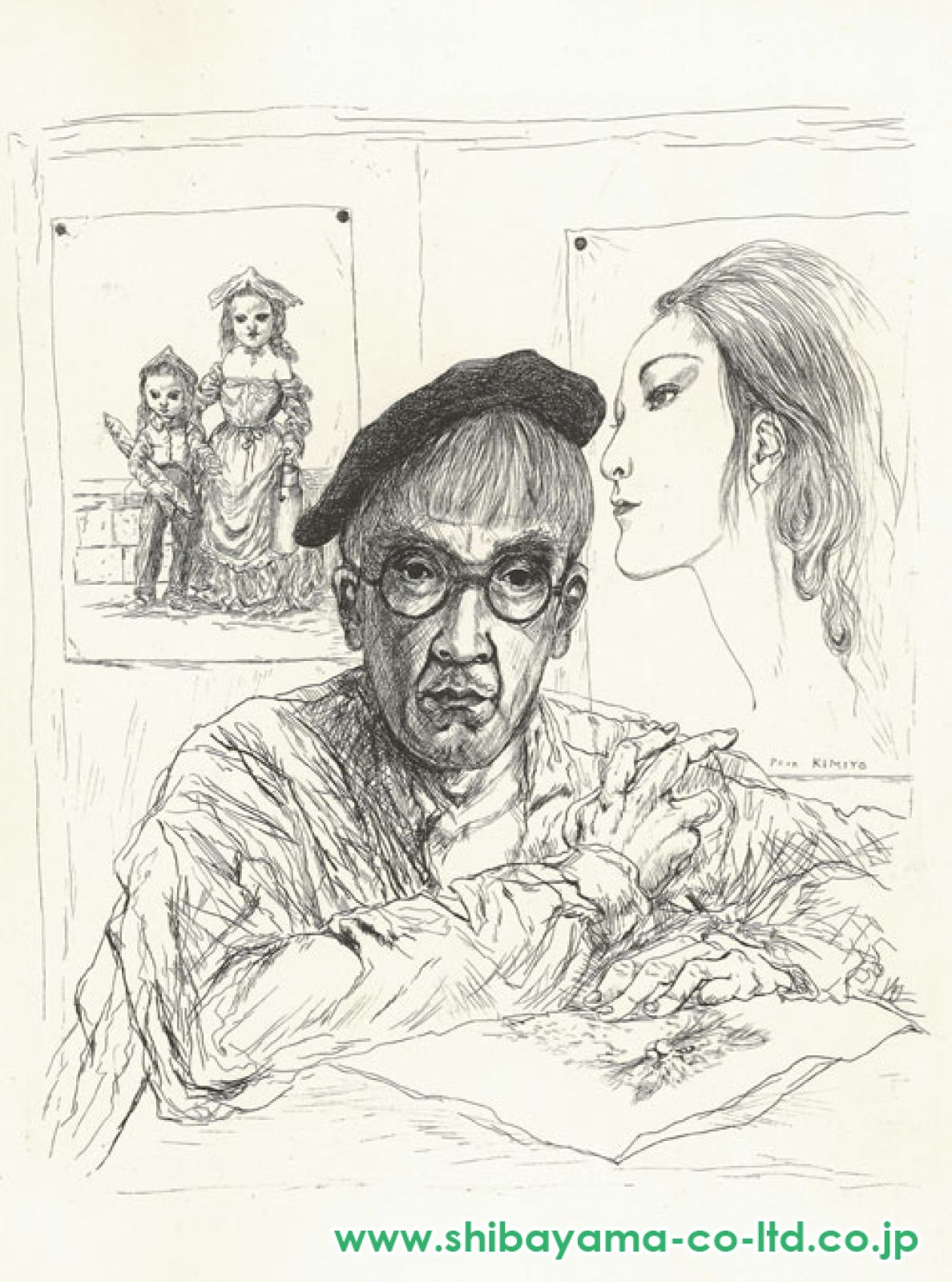 藤田嗣治「セーヌ川（「魅せられたる河」より）」 銅版画 絵画 藤田嗣治 『セーヌ川（「魅せられたる河」より）』 銅版画