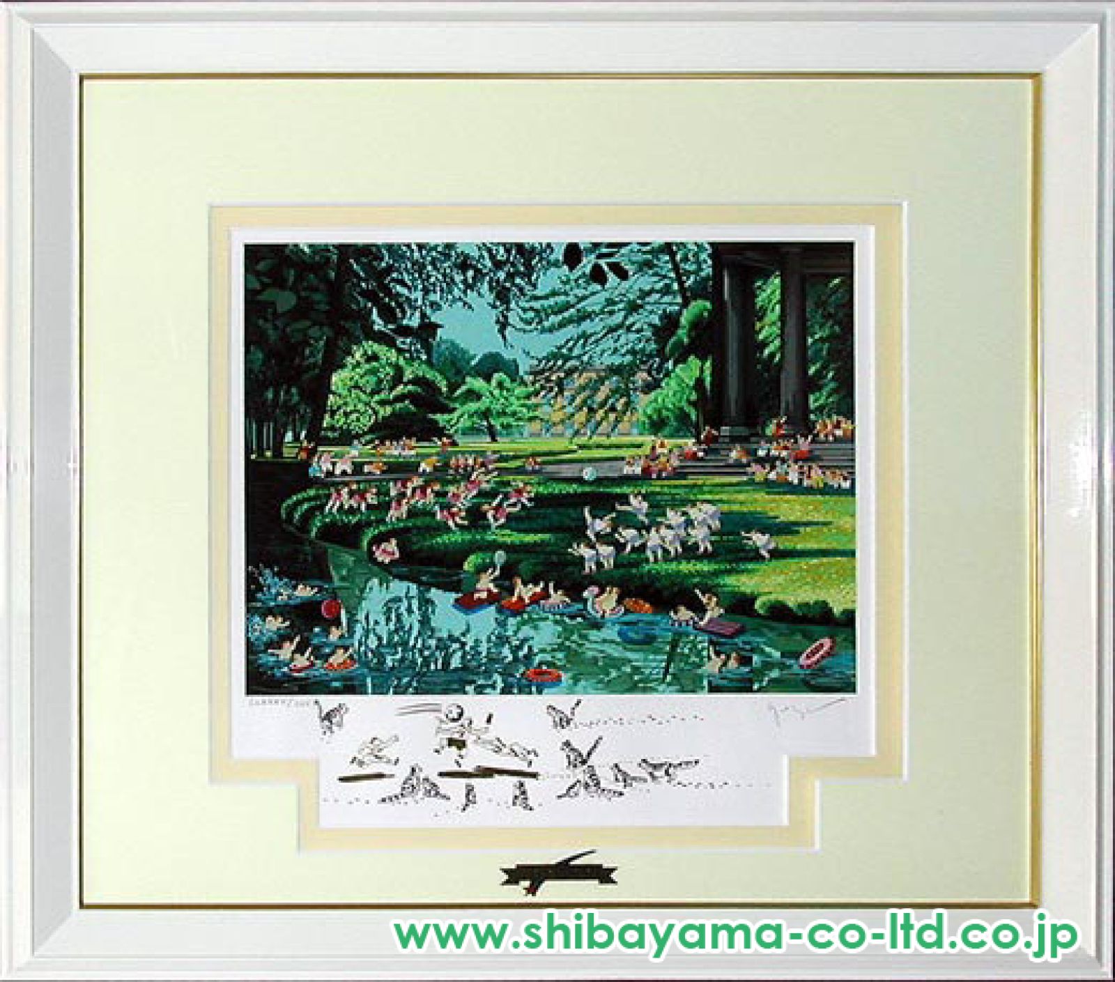 ヒロ・ヤマガタ「フットボール」シルクスクリーン :: 絵画買取