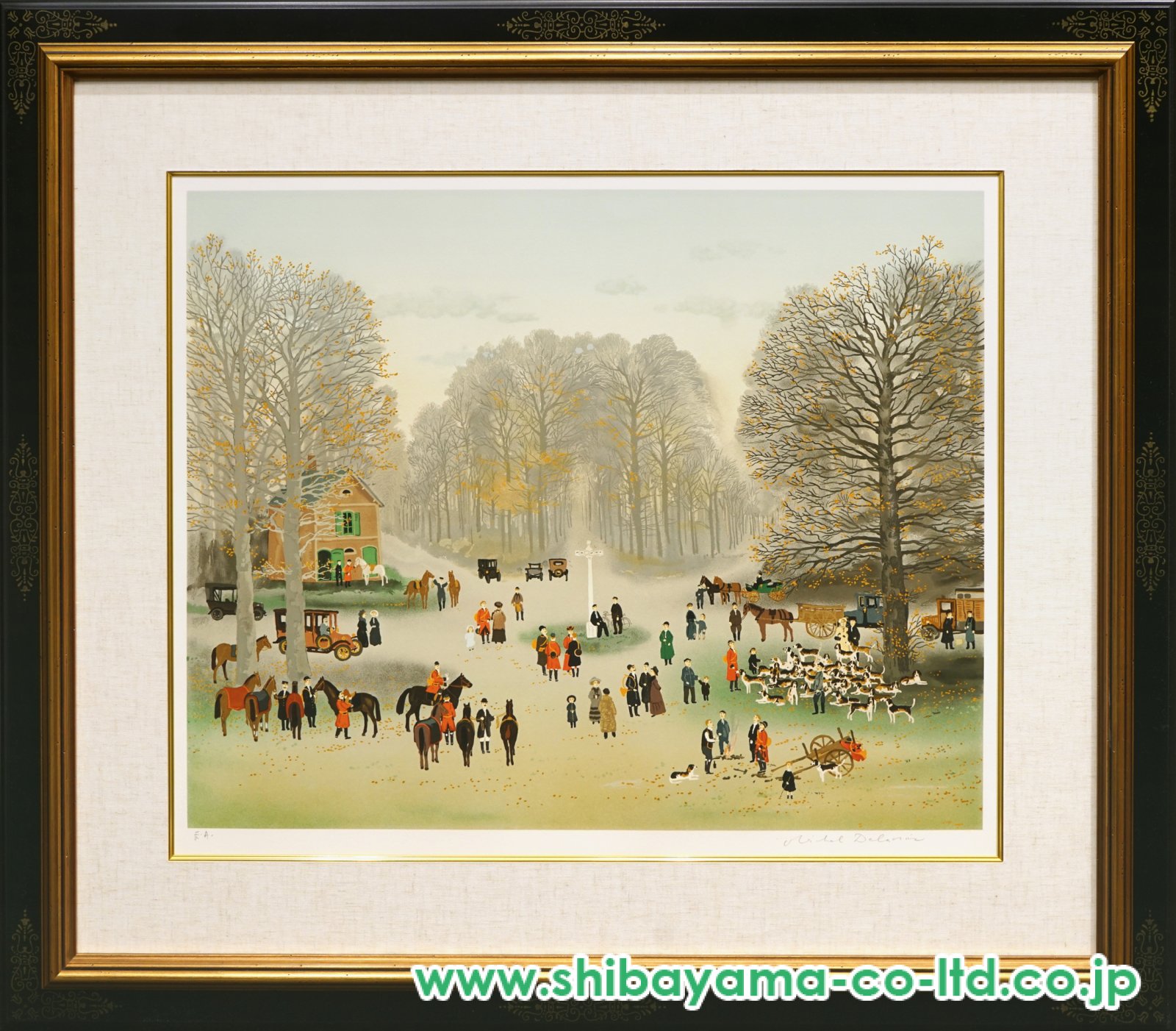 ミッシェル・ドラクロワ「ランデブー」リトグラフ :: 絵画買取