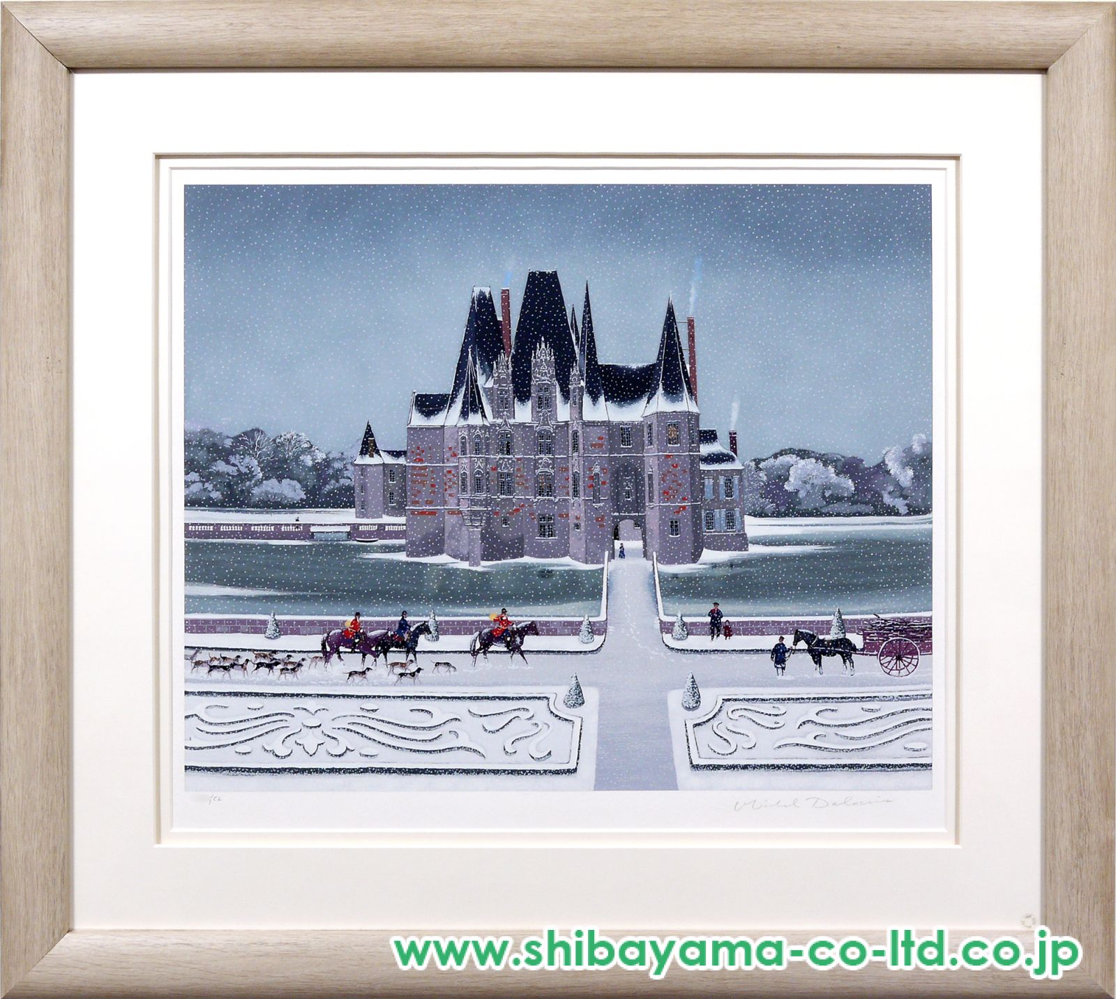 ミッシェル・ドラクロワ「The Castle of O」セリグラフ :: 絵画