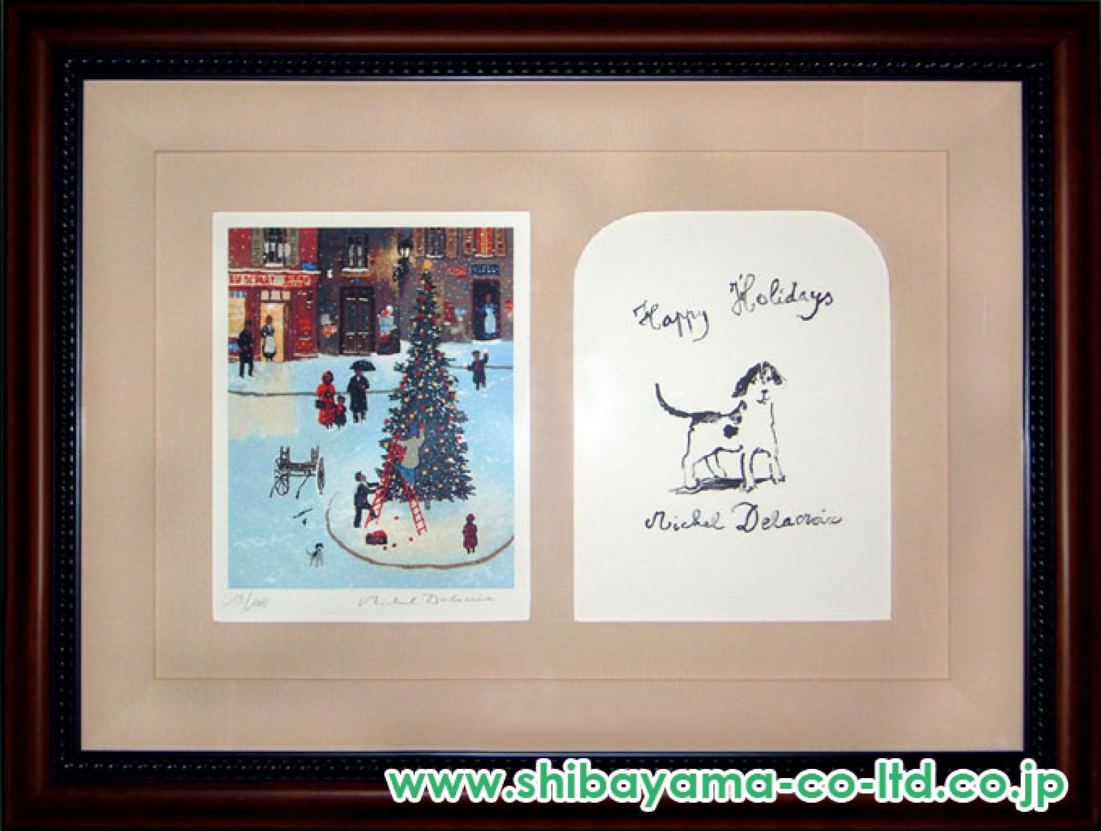 ★ミッシェルドラクロワ　ストラスブルクのクリスマス　直筆サイン　美品！　美品！ ☆ミッシェルドラクロワ ストラスブルクのクリスマス 直筆サイン