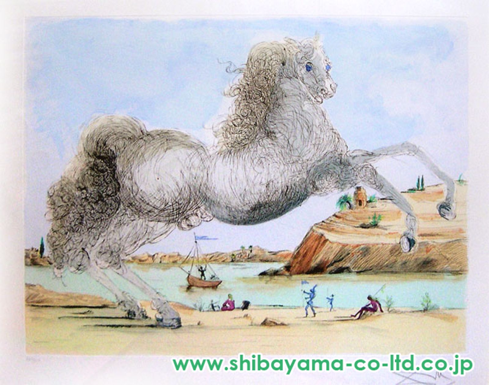 サルバドール・ダリ「Pegasus」エッチング :: 絵画買取・販売