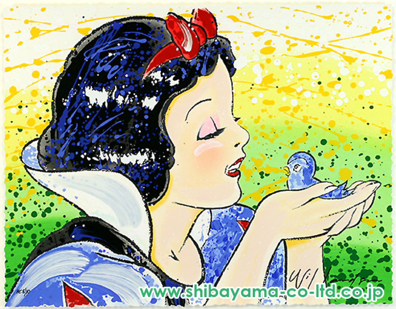 デビッド・ウィラードソン「A Fine Feathered Friend」シルク