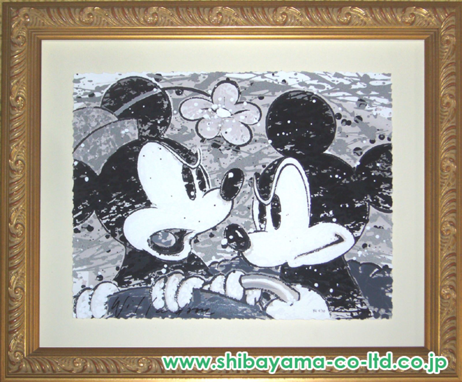 デビッドウィラードソン　バンビ　とんすけ　ディズニー　版画 デビッドウィラードソン バンビ とんすけ ディズニー 版画