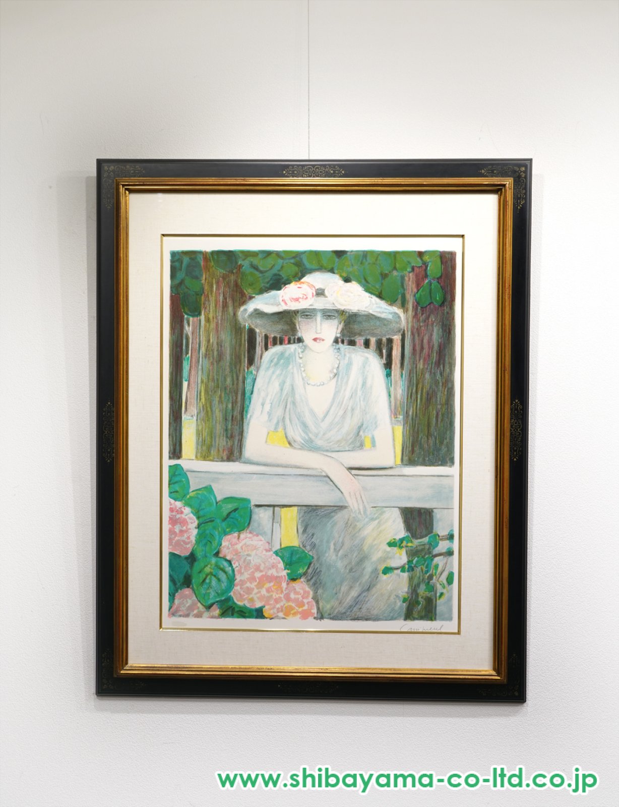 ジャン＝ピエール・カシニョール「森の小径」リトグラフ :: 絵画