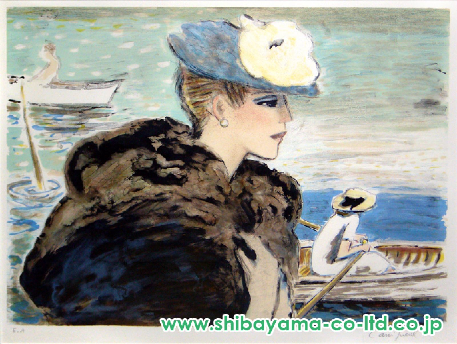 ジャン・ピエール・カシニョール　　リトグラフ ジャン＝ピエール・カシニョール「森の小径」リトグラフ :: 絵画