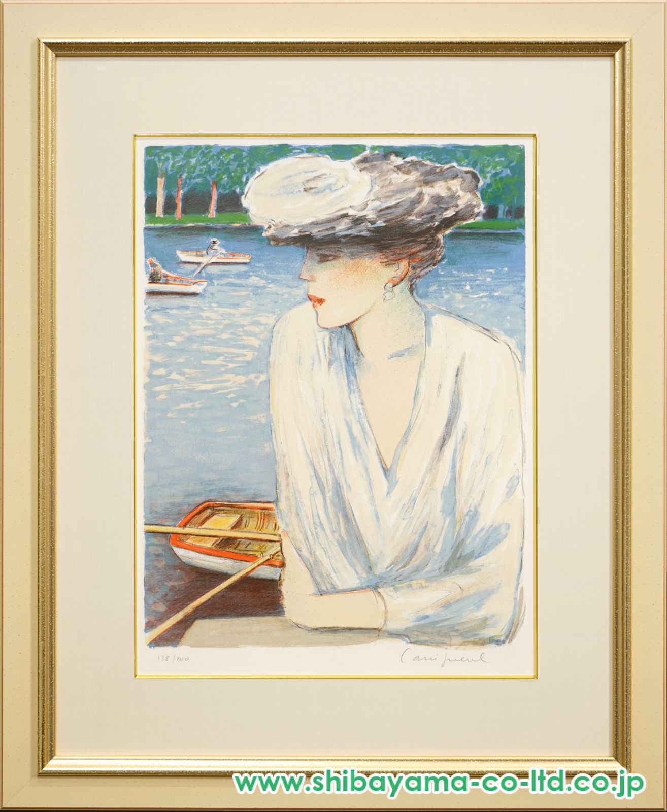 ジャン・ピエール・キャブロン、ヴォークルーズの村、希少画集画、新品額装付 Yahoo!オークション - ピエール・ボナール 谷のある風景 希少