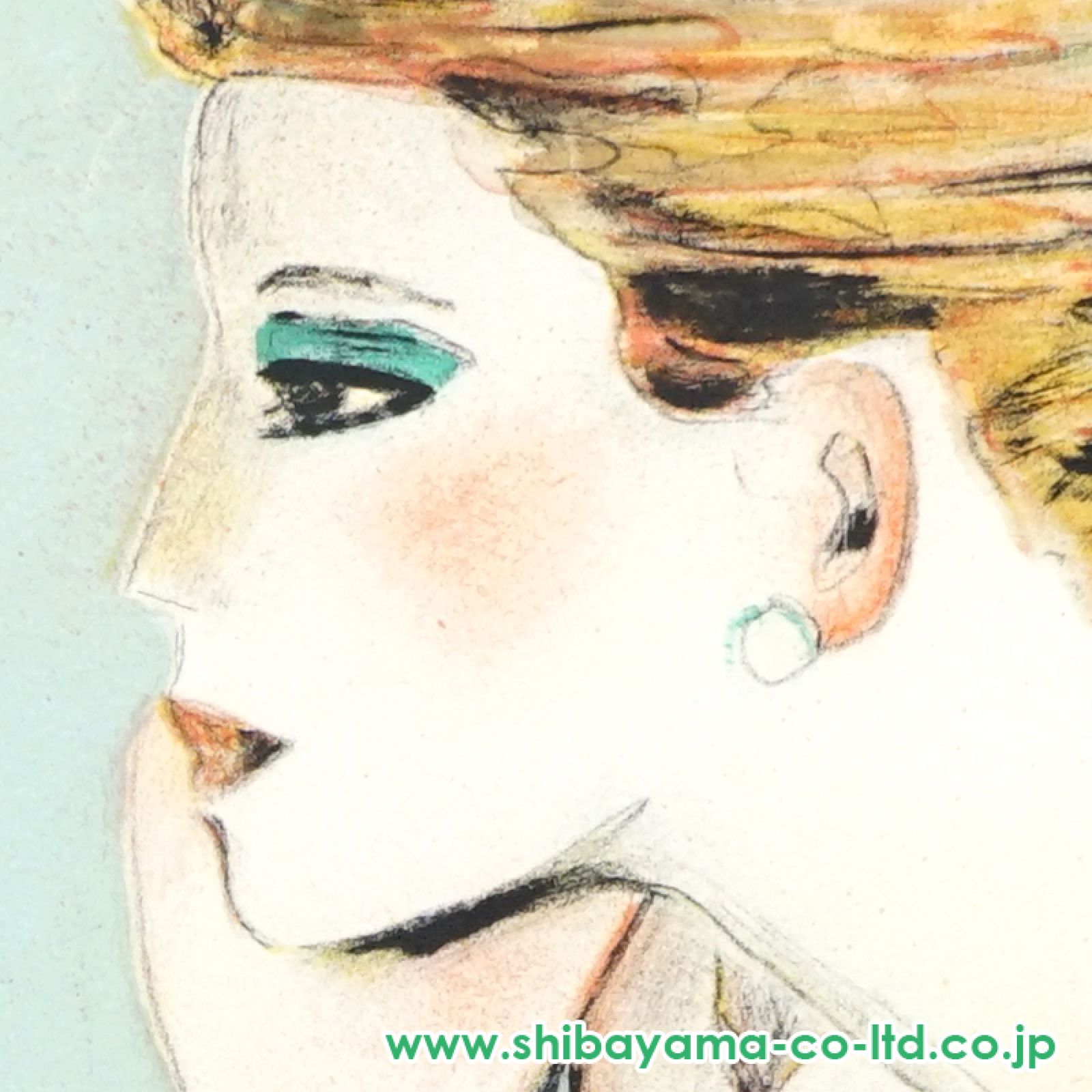 ジャン＝ピエール・カシニョール「紫陽花」リトグラフ :: 絵画