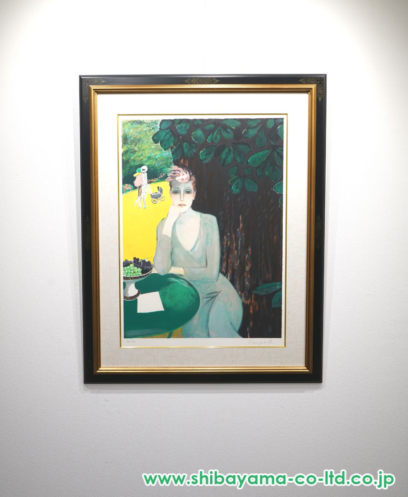 カシニョール【手紙】 リトグラフ ジャン＝ピエール・カシニョール「手紙」リトグラフ :: 絵画買取