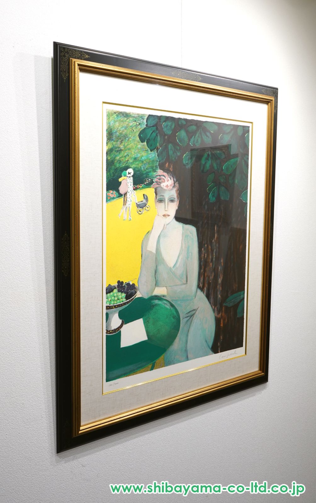 カシニョール【手紙】 リトグラフ ジャン＝ピエール・カシニョール「手紙」リトグラフ :: 絵画買取