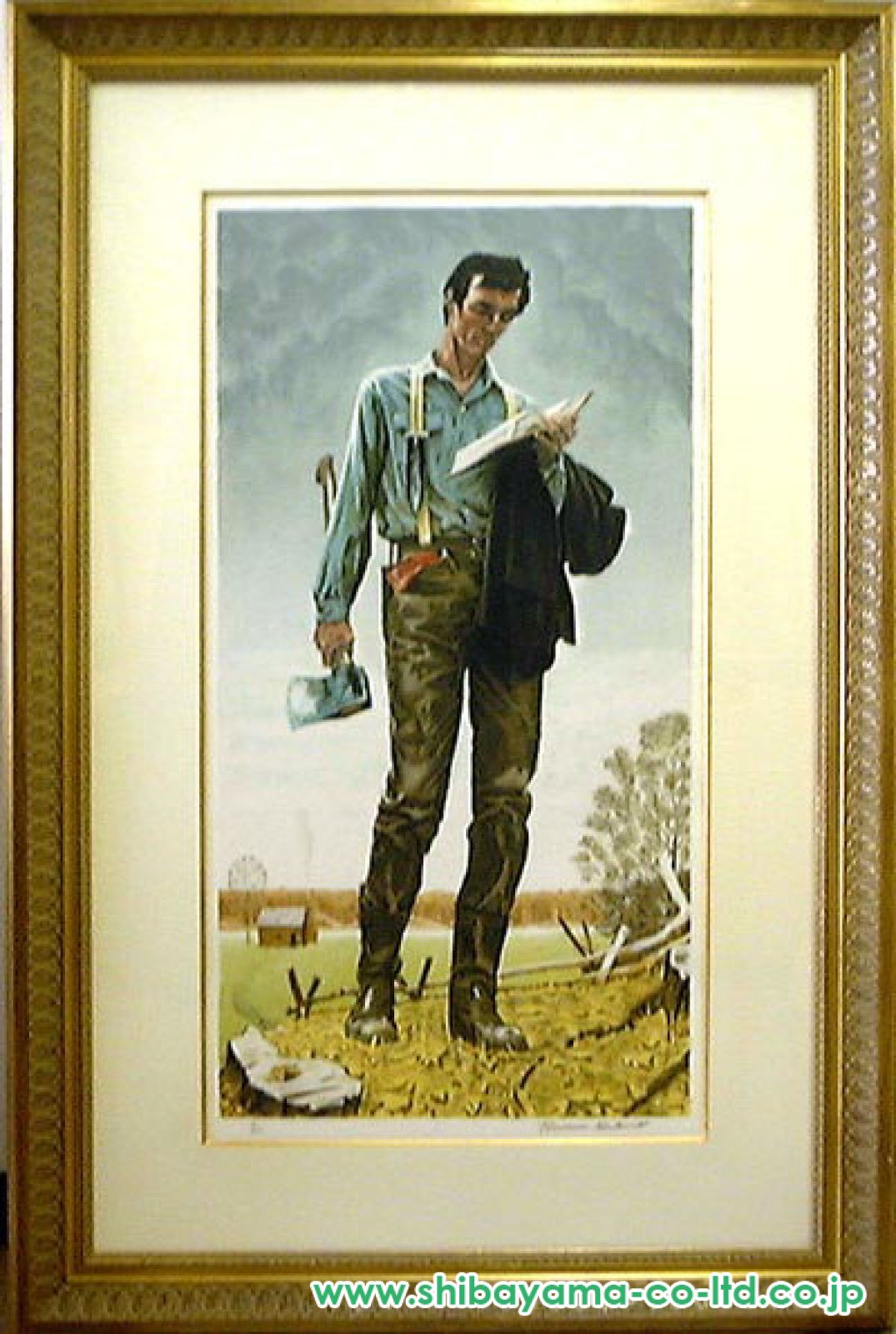 ノーマン・ロックウェル「若きリンカーン Young Lincoln