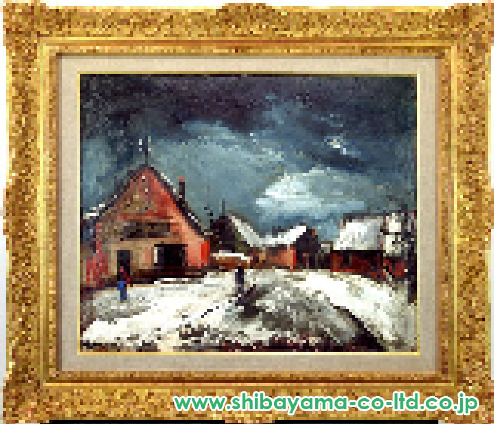 モーリス・ド・ヴラマンク「風景」油彩 :: 絵画買取・販売 - シバヤマ