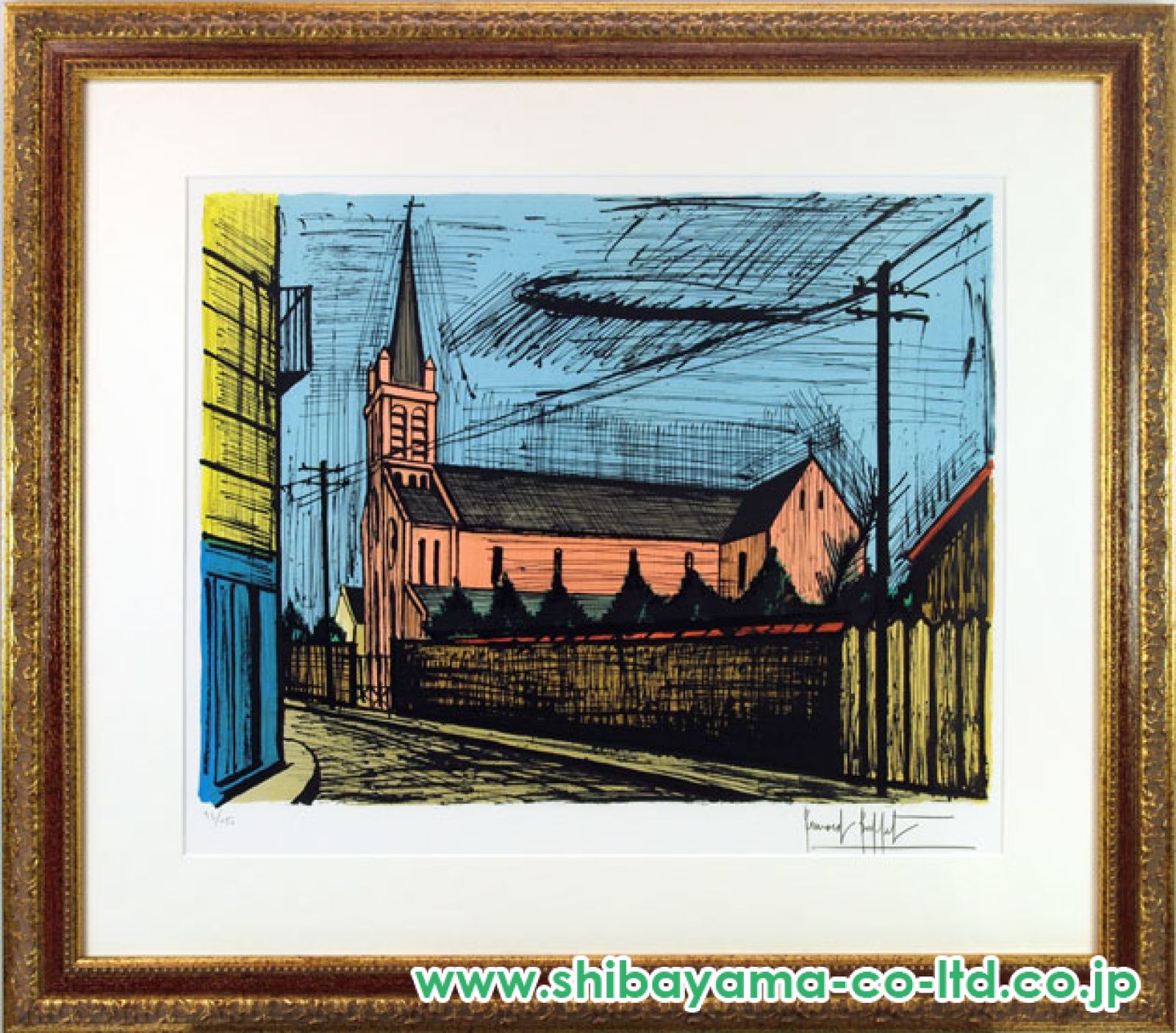 ベルナール・ビュッフェ【CHAPELLE DE CHATEAU L'ARC】 E3_83_93_E3_83_A5_E3_83_95_E3_